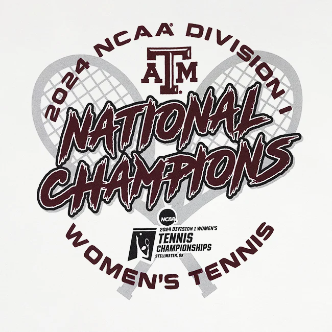 2024 Tennis National Champs Locker Room T-Shirt - Image 2