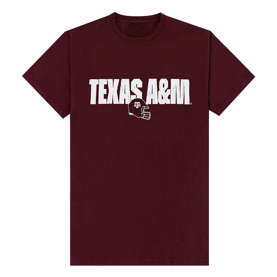 2026 Texas A&M Football Schedule Tee - Maroon - Image 3