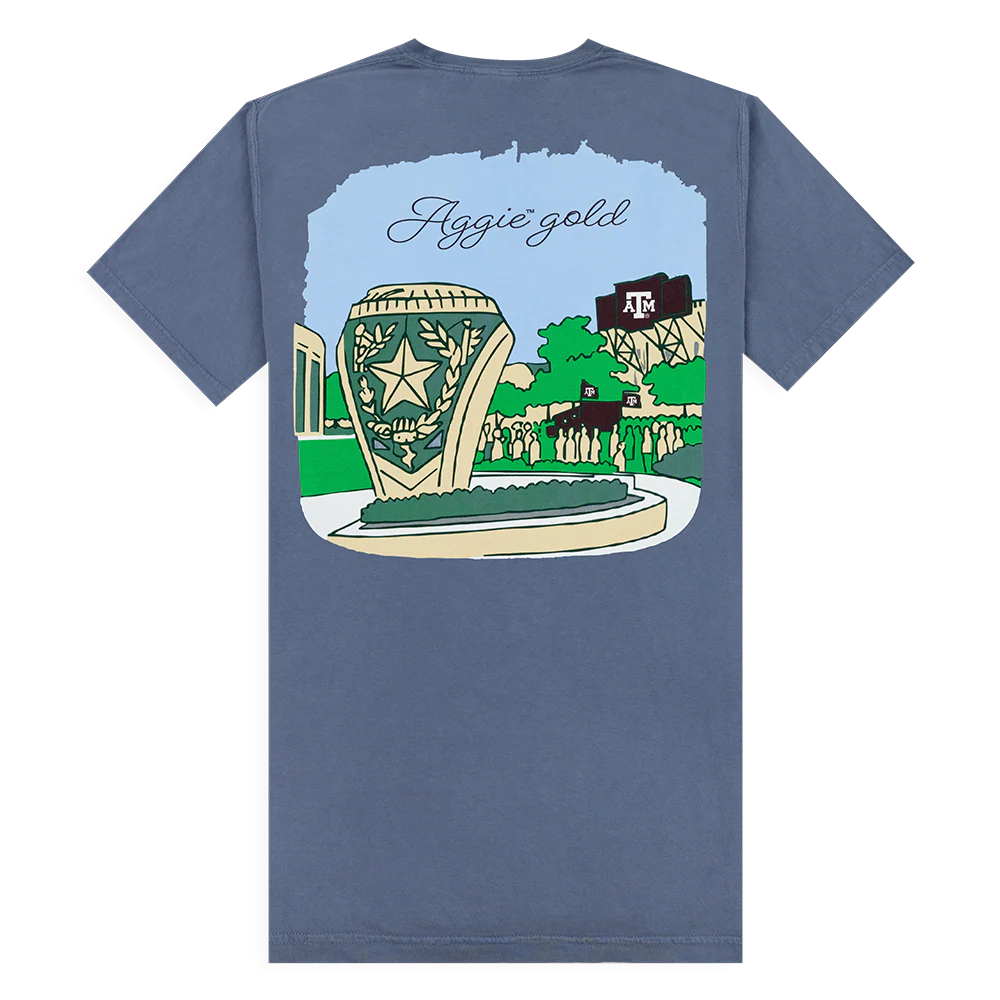 Aggie Gold T-Shirt - Blue