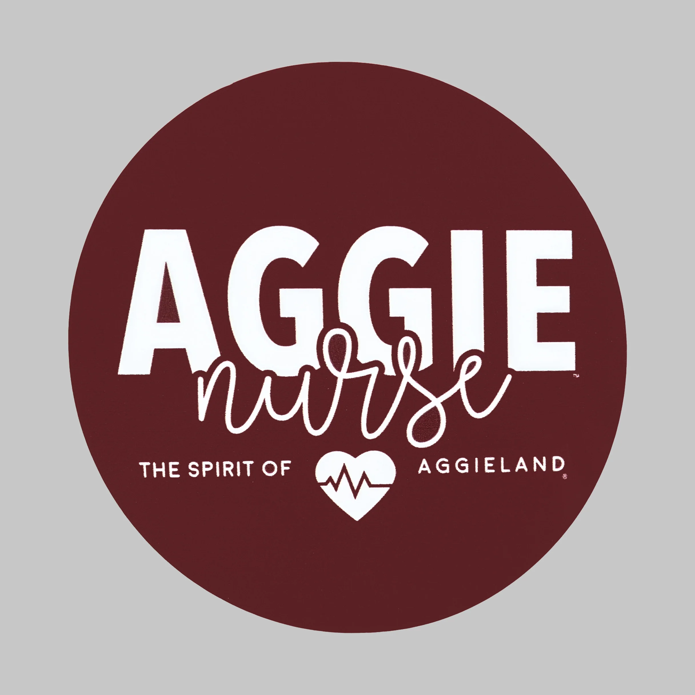 Texas A&M Aggie Nurse Dizzler Sticker - Image 4