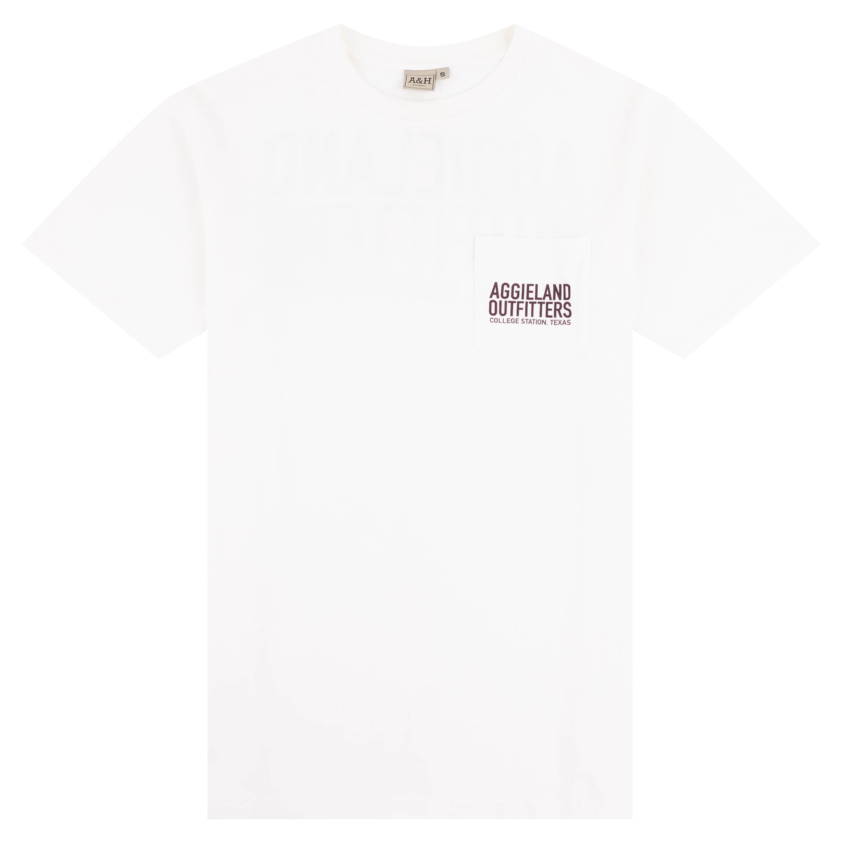 Aggieland Outfitters NSC White Pocket T-Shirt - Image 3