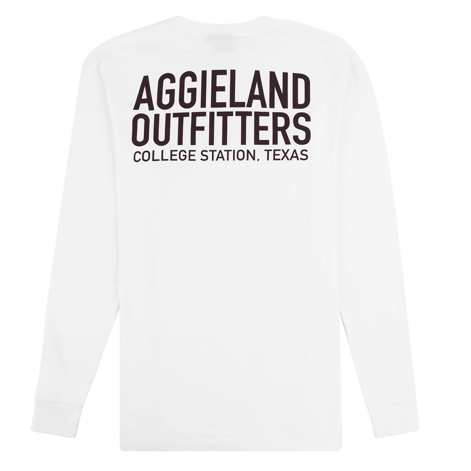 Aggieland Outfitters White Long Sleeve Pocket T-Shirt