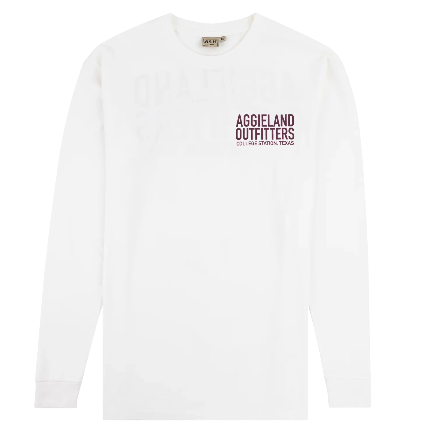 Aggieland Outfitters White Long Sleeve T-Shirt