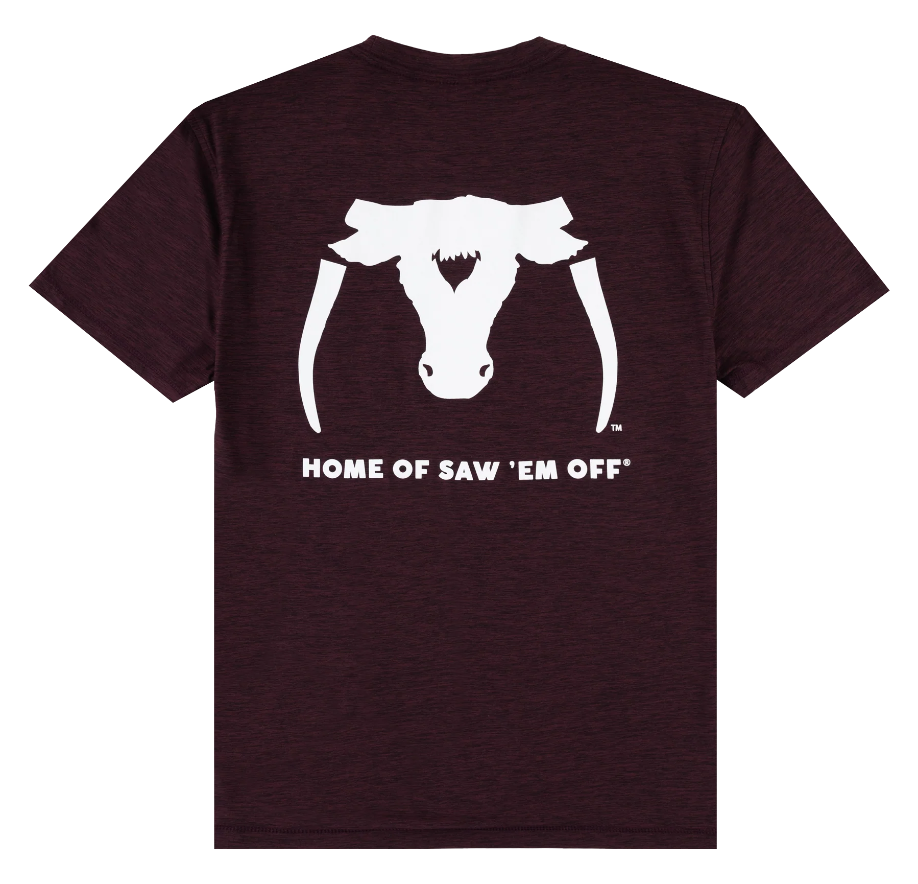 Aggieland Outfitters x Saw 'Em Off Maroon Performance T-Shirt