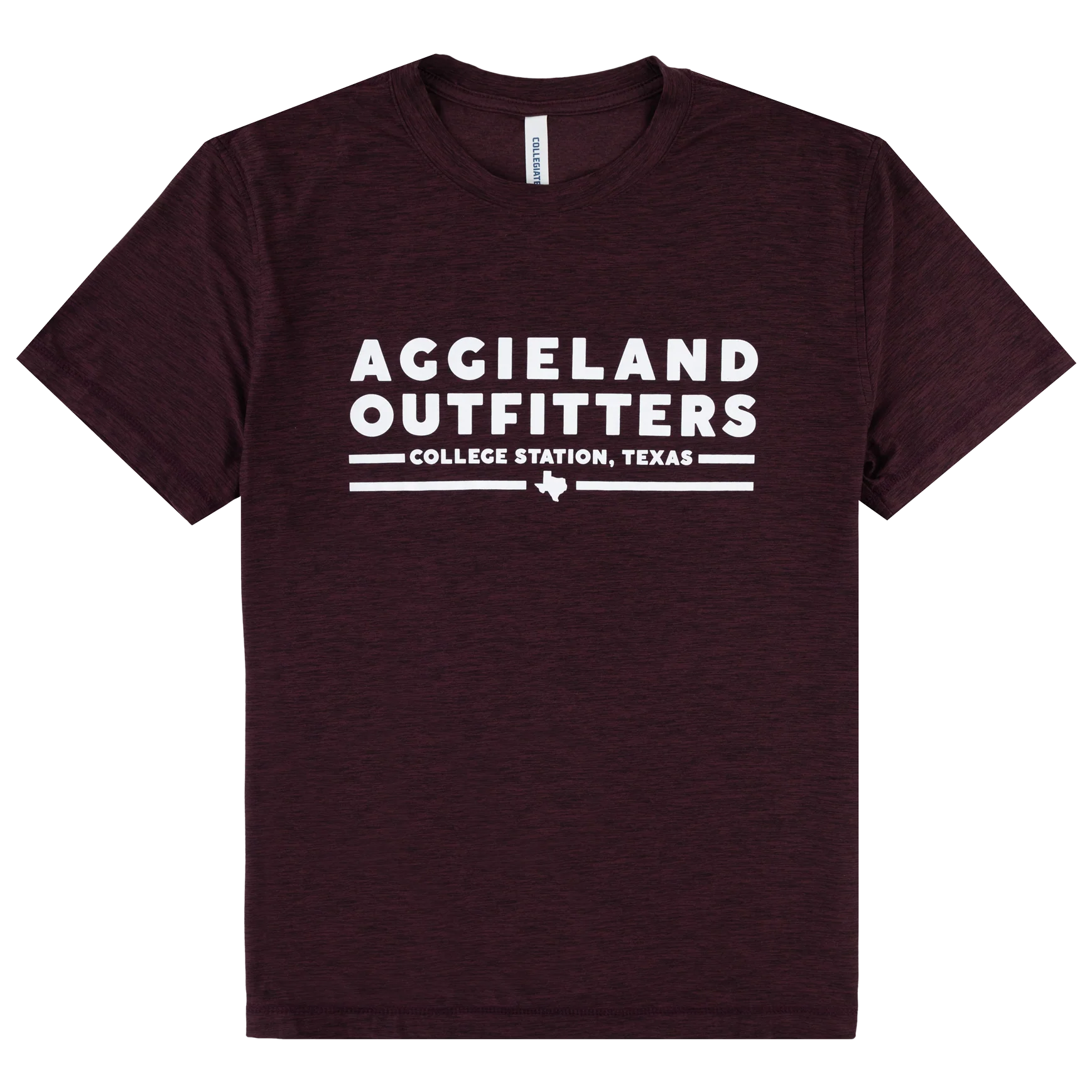 Aggieland Outfitters x Saw 'Em Off Maroon Performance T-Shirt - Image 3