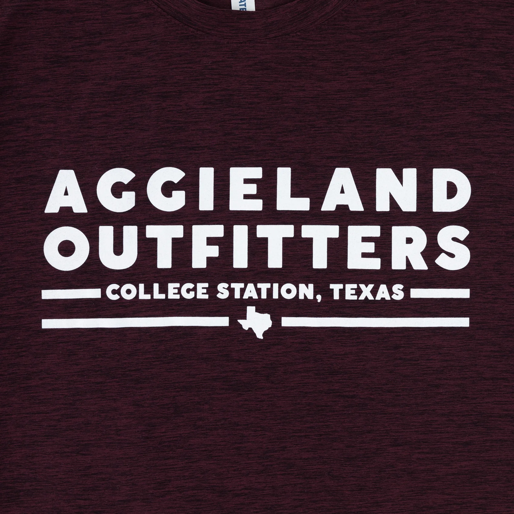 Aggieland Outfitters x Saw 'Em Off Maroon Performance T-Shirt - Image 4