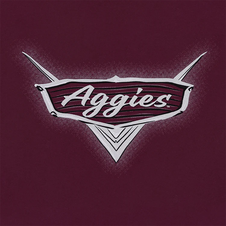 Aggies Car Logo Youth T-Shirt - Image 3
