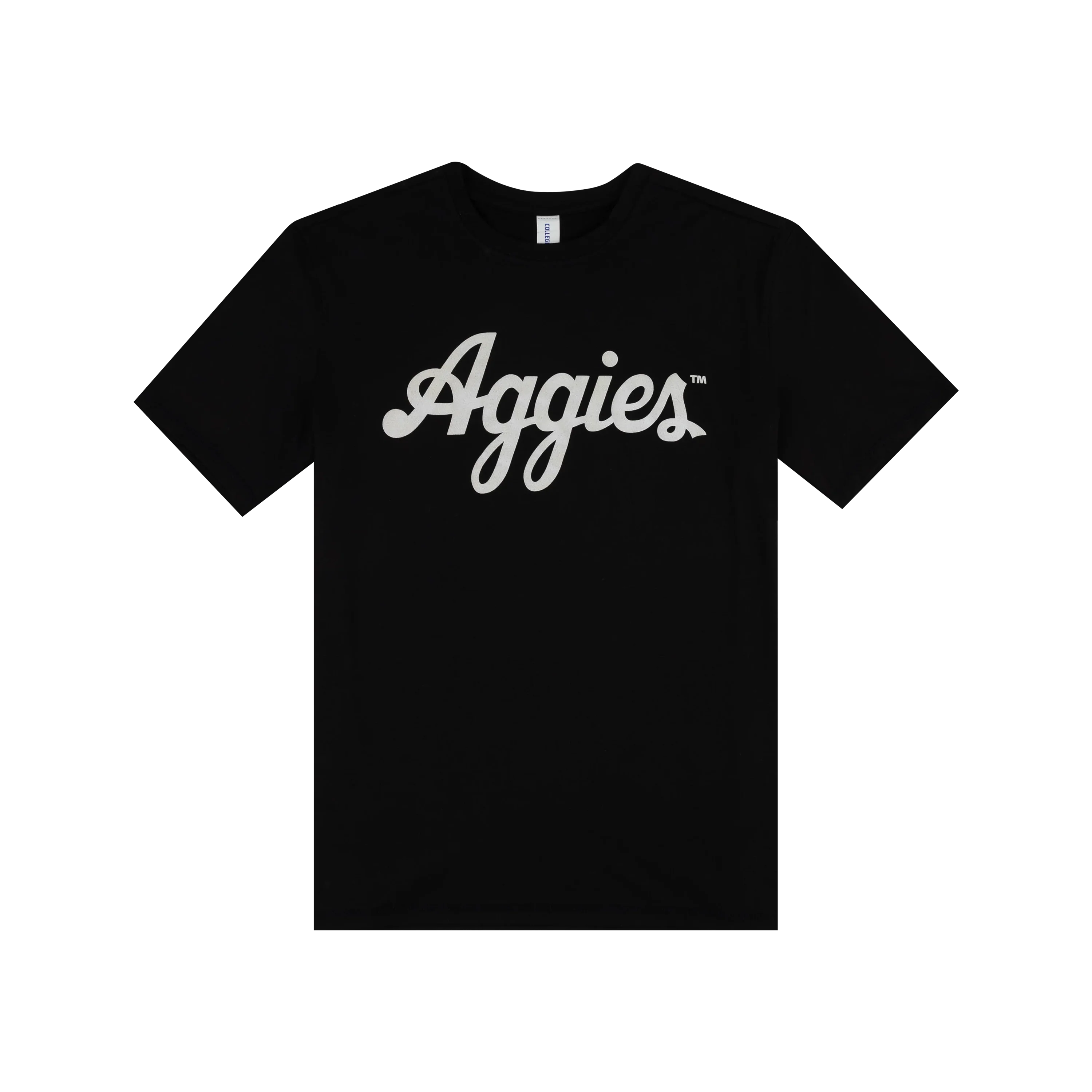 Aggies Collegiate Outfitters Black Script Youth Tee