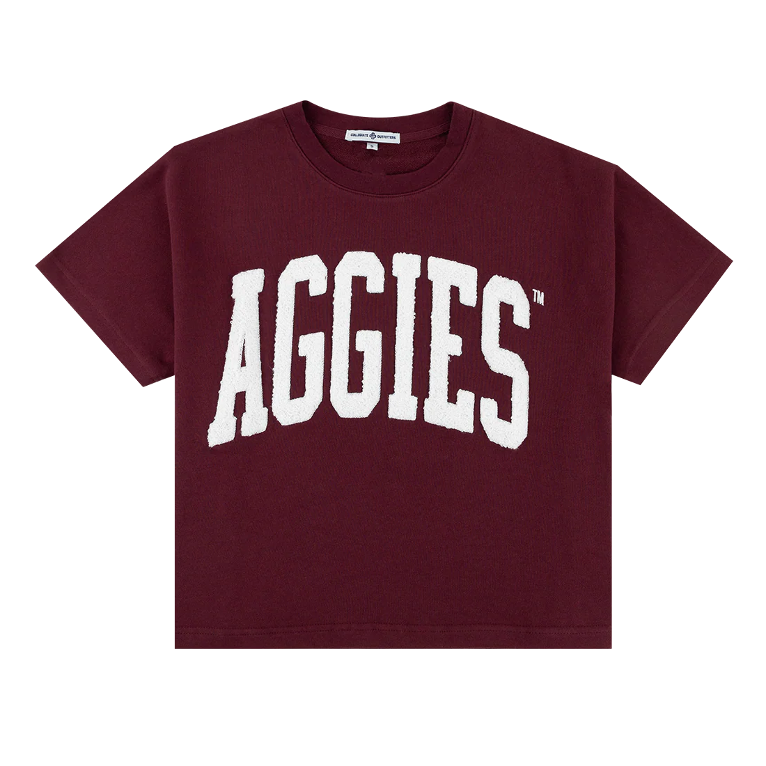 Aggies Collegiate Outfitters Chenille Maroon T-Shirt