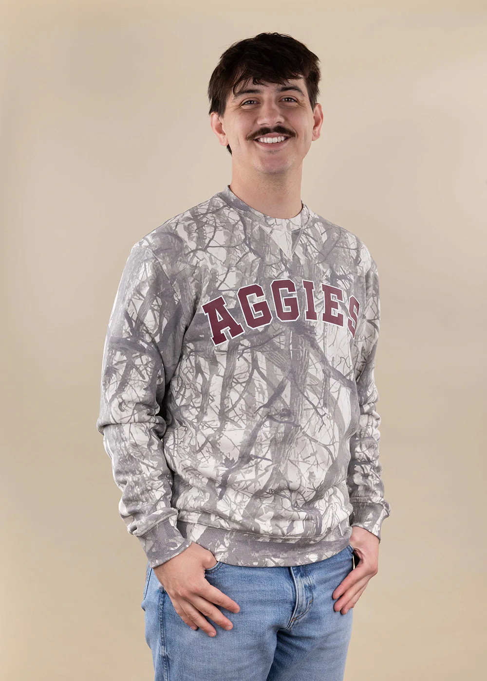 Aggies Collegiate Outfitters Crew Neck - Camo - Image 2