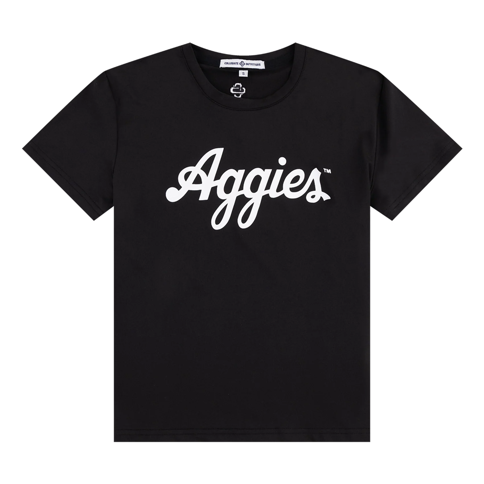 Aggies Collegiate Outfitters Script T-Shirt - Black