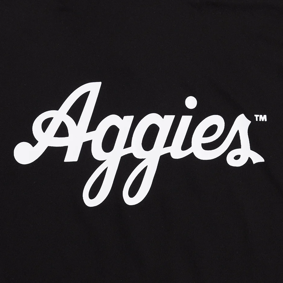 Aggies Collegiate Outfitters Script T-Shirt - Black - Image 3