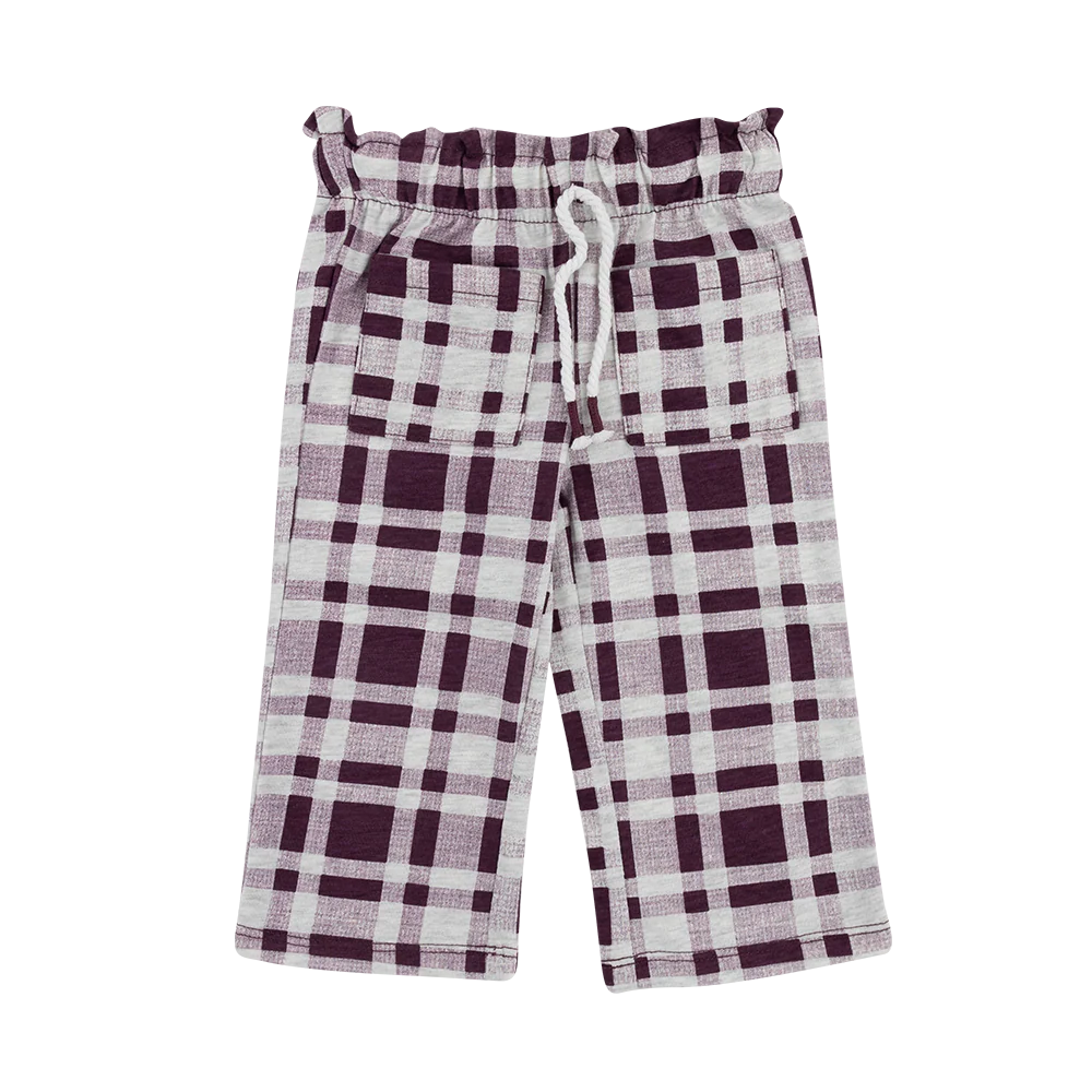 Aggies Colosseum Infant Maroon Top and Plaid Pants Set - Image 4