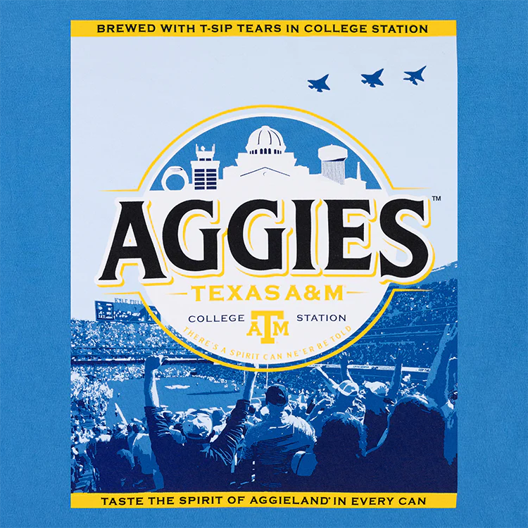 Aggies Comfort Wash Brewed Light T-Shirt - Image 4