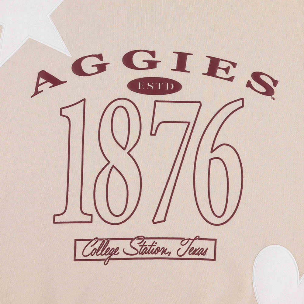 Aggies Gameday Social Signature Mix Sweatshirt - Beige - Image 2