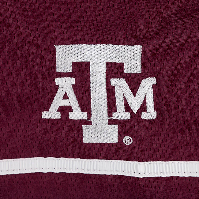 Aggies Hype & Vice Cropped Baseball Jersey - Image 5
