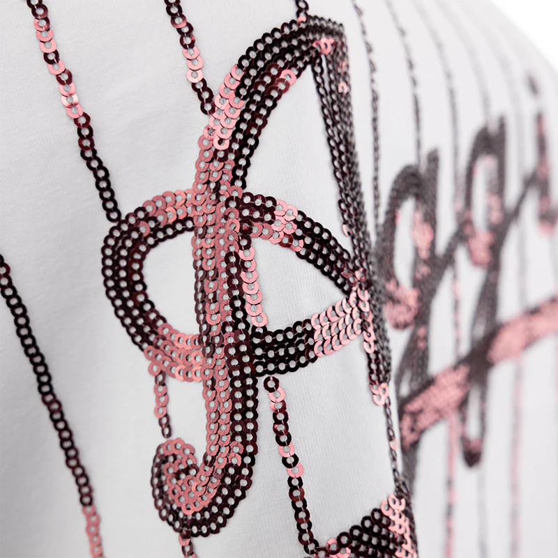 Aggies Stewart Simmons Shortstop Sequin T-Shirt Dress - Image 5