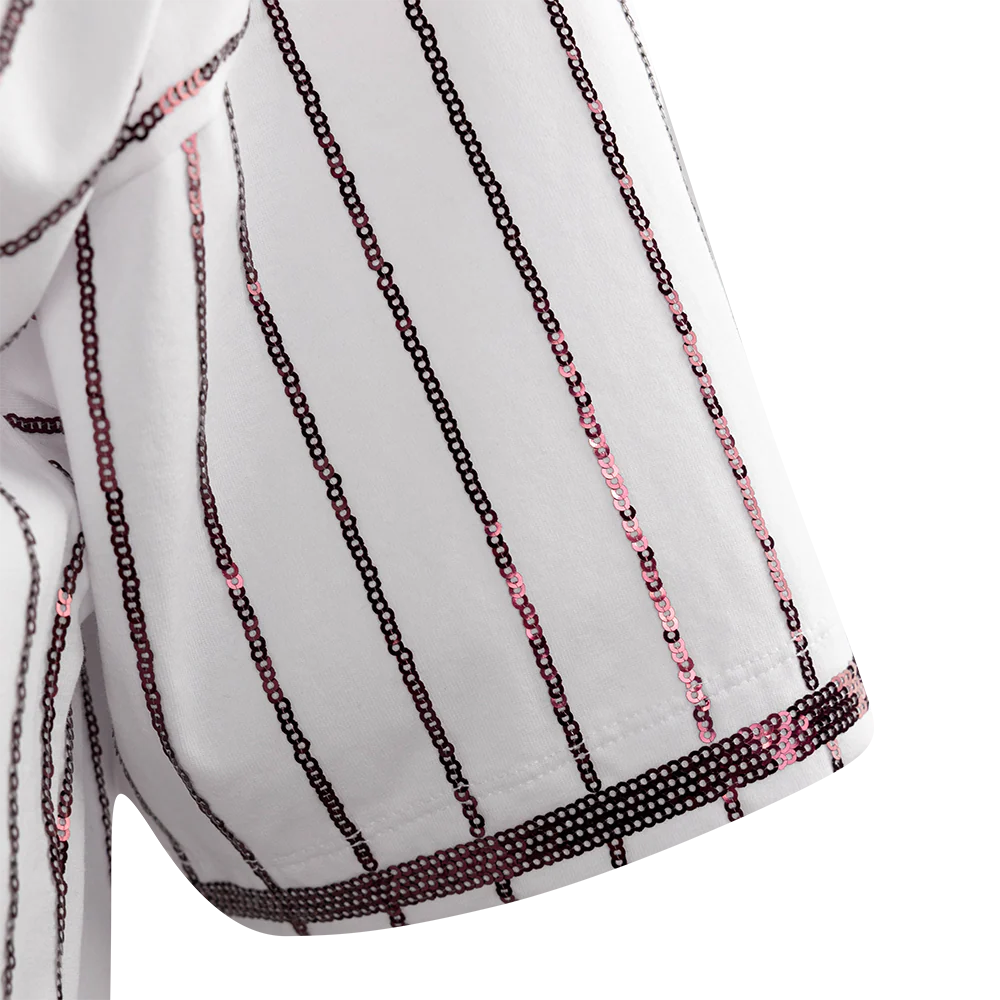 Aggies Stewart Simmons Shortstop Sequin T-Shirt Dress - Image 6