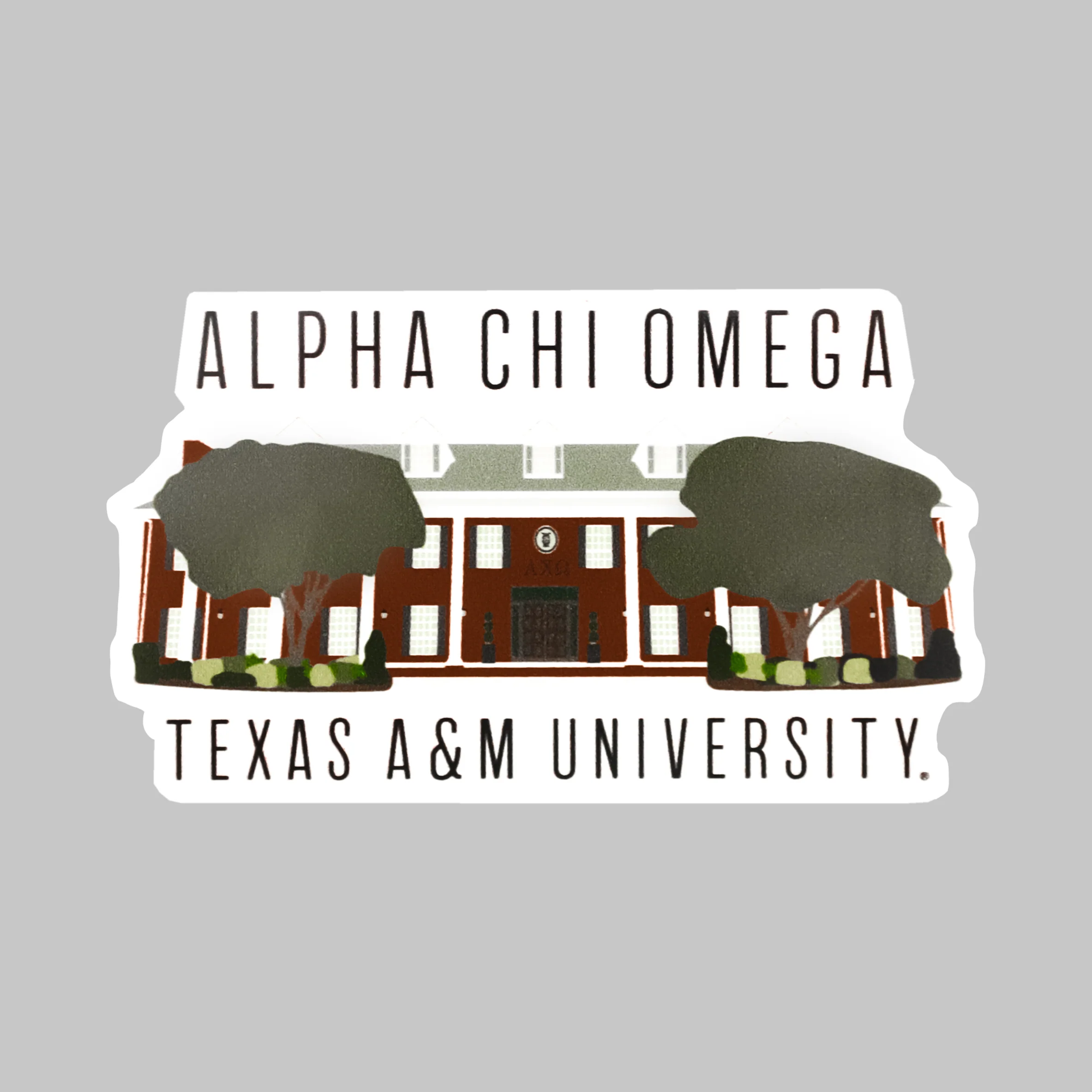 Texas A&M Alpha Chi Omega Dizzler Sticker - Image 3
