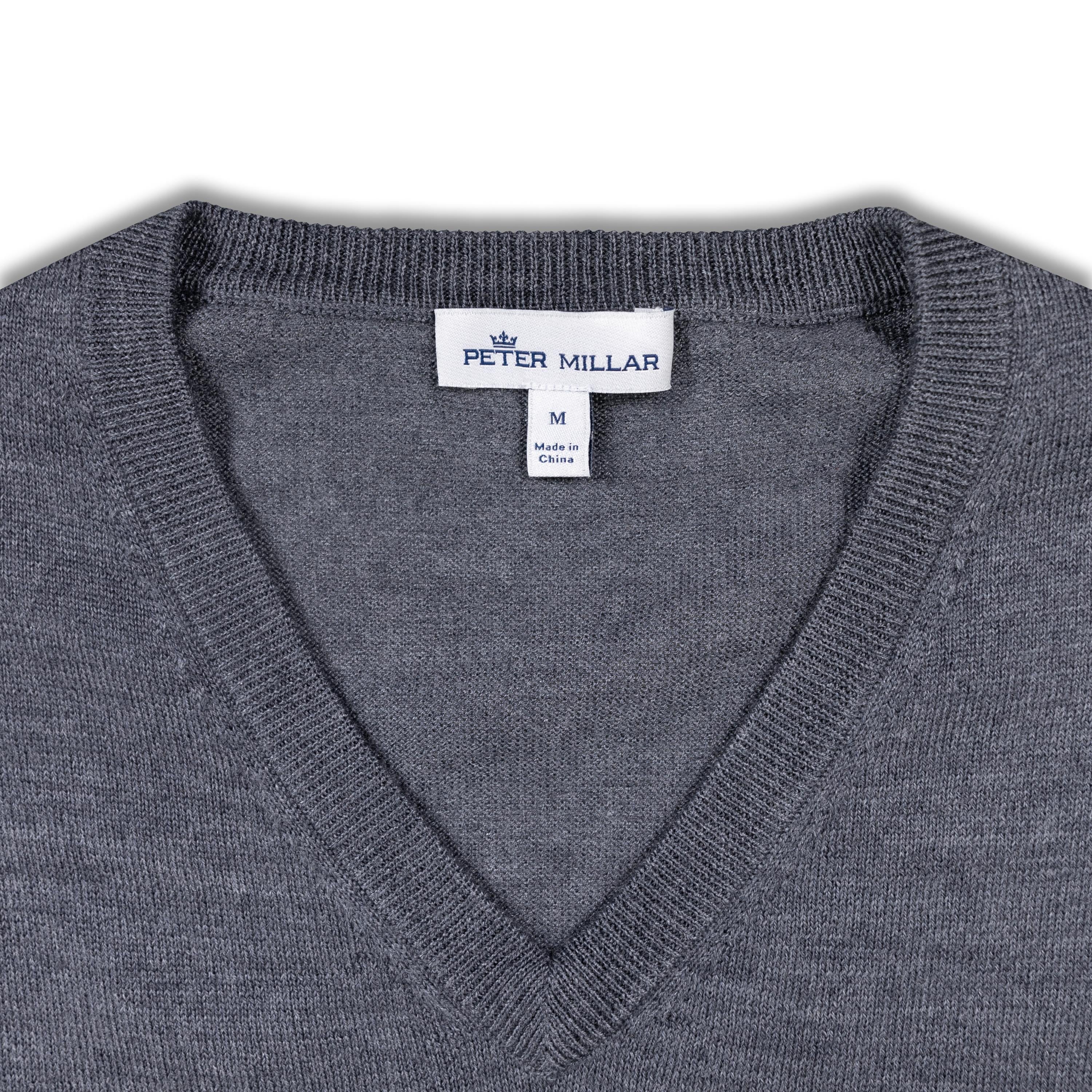 Texas A&M Peter Millar Autumn Crest V-Neck Vest - Image 3