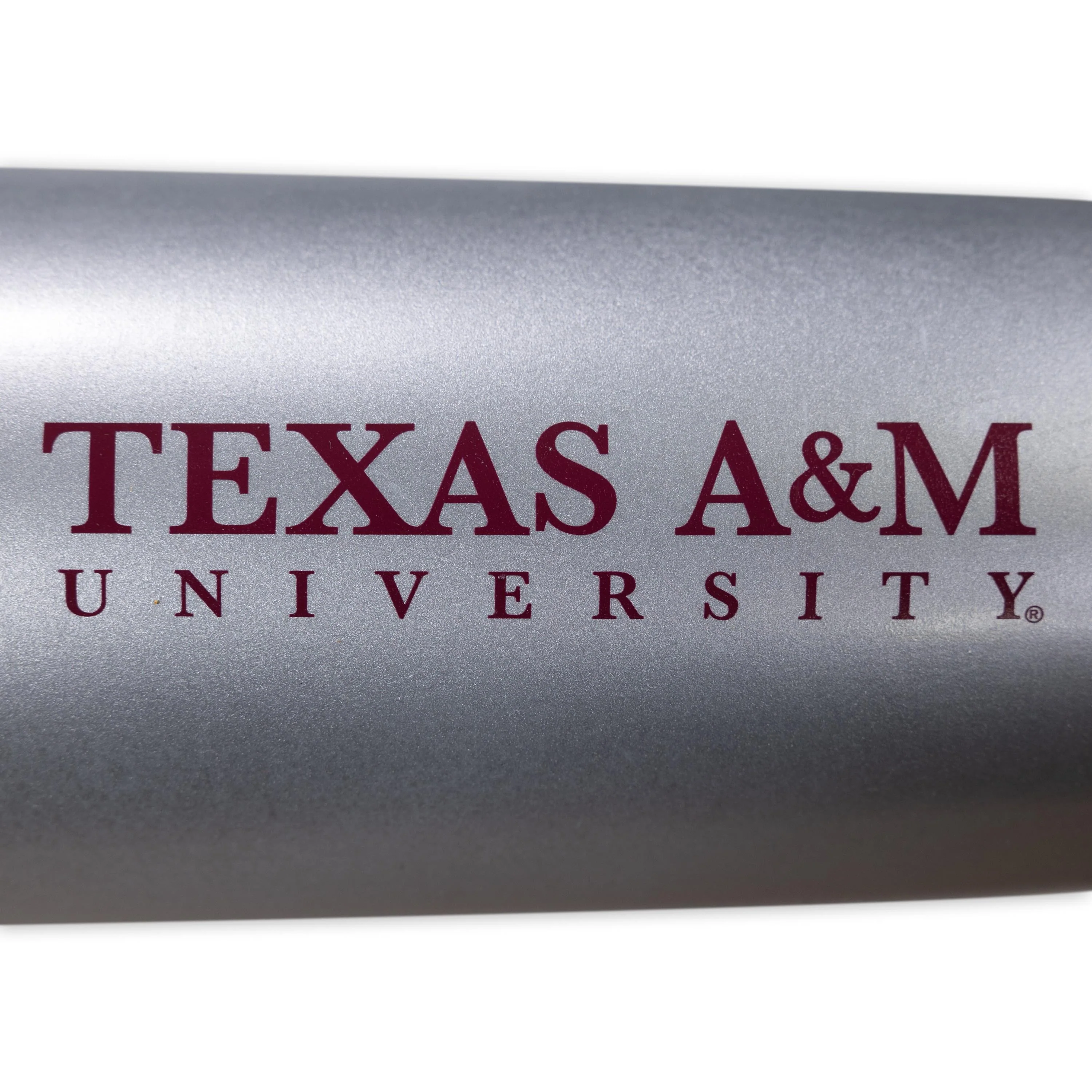 Texas A&M University Silver & Maroon Tumbler - Image 2