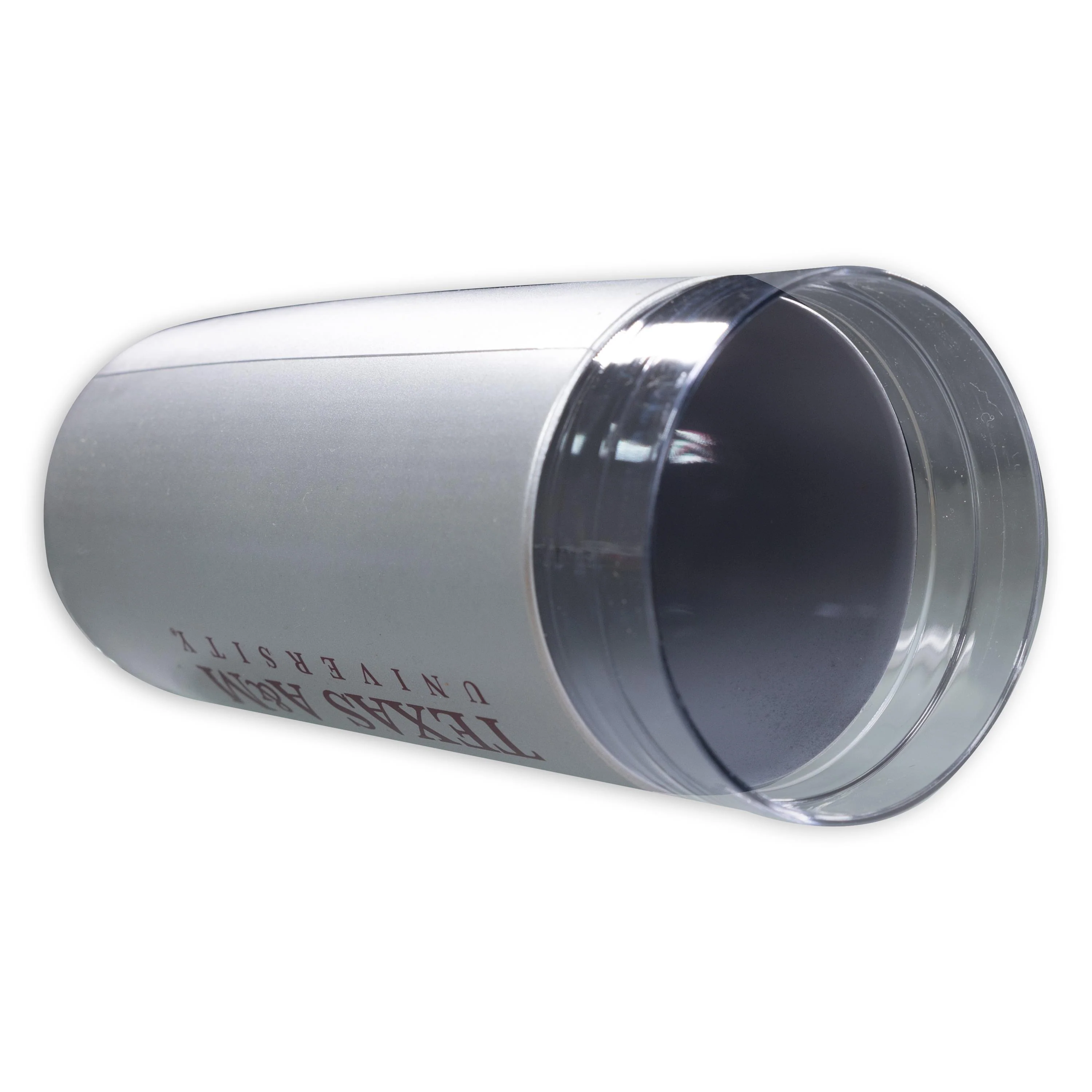 Texas A&M University Silver & Maroon Tumbler - Image 3