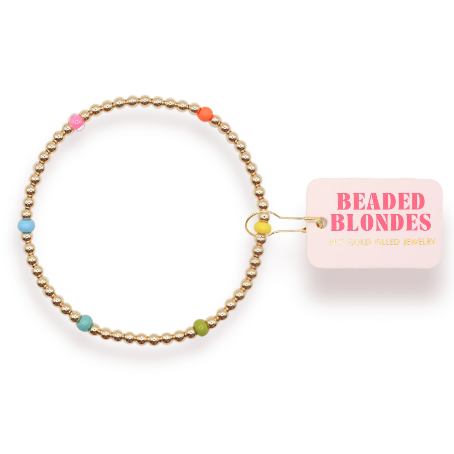 Beaded Blondes Confetti Poppi Bracelet