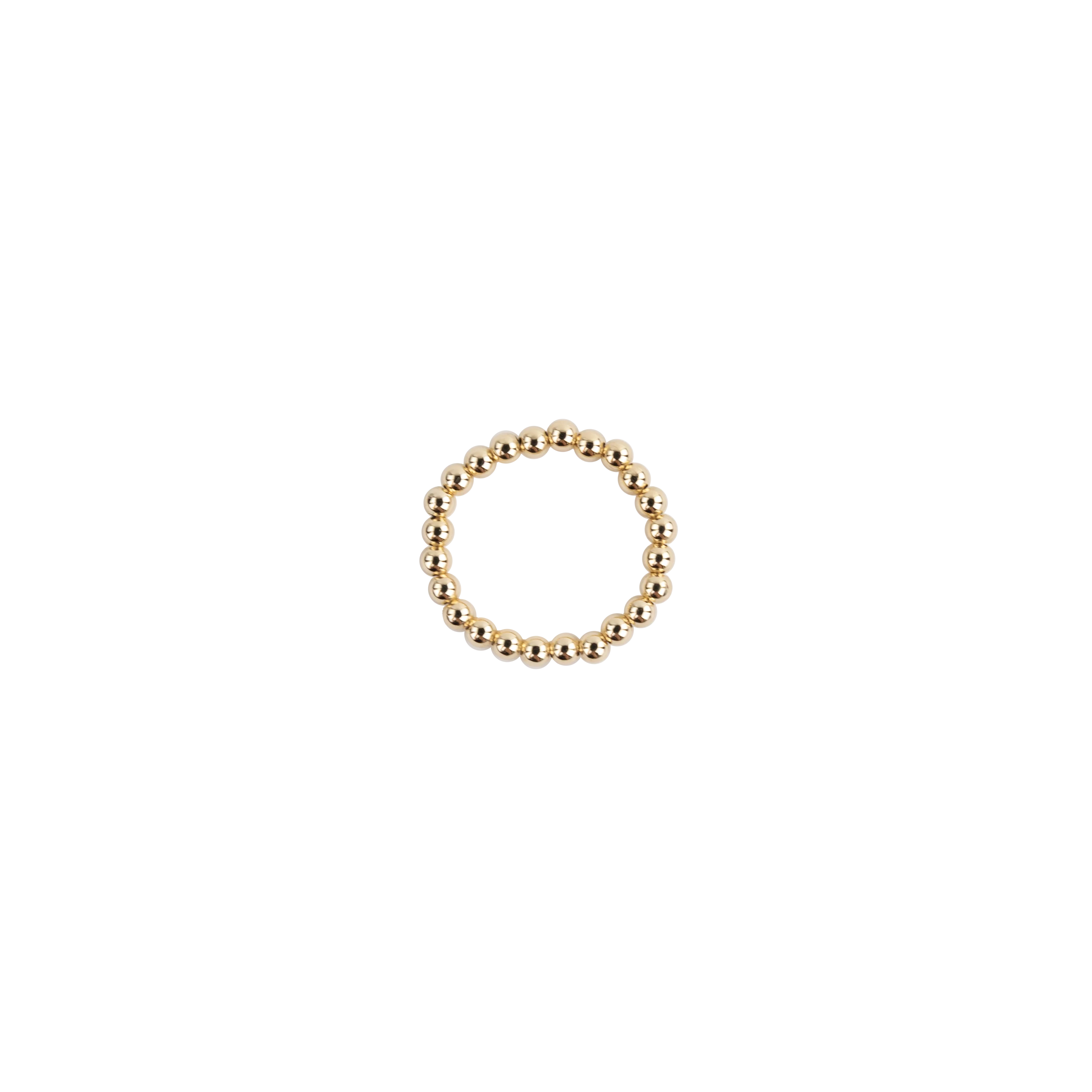 Beaded Blondes Ella Beaded Ring 2.5 mm - Gold