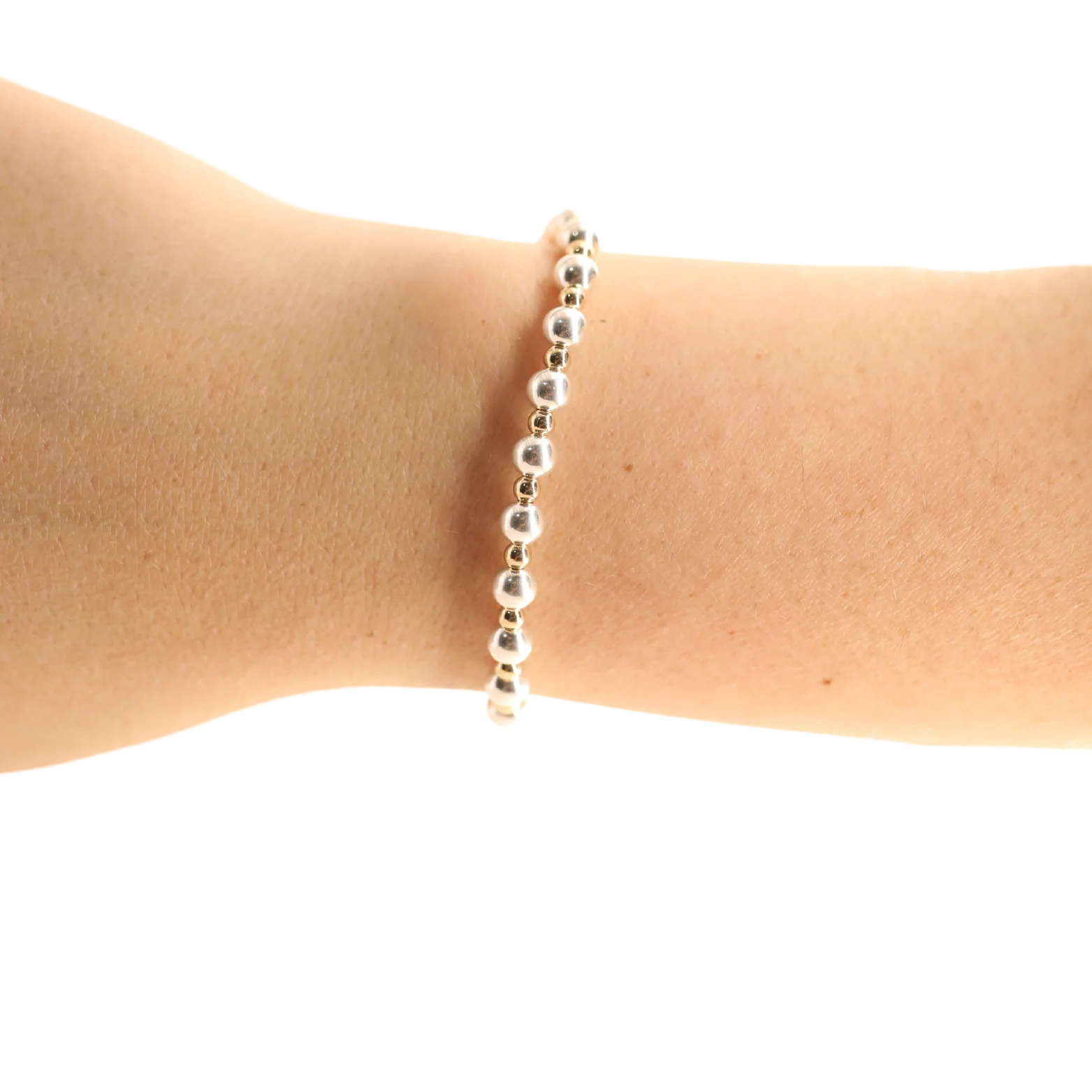 Beaded Blondes Katy Bracelet - Silver and Gold - Image 2