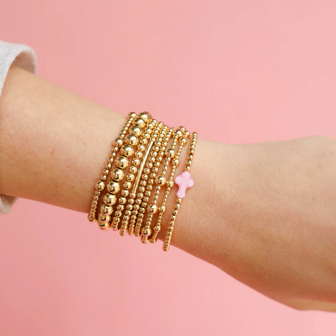 Beaded Blondes Lively Bracelet - Gold - Image 3