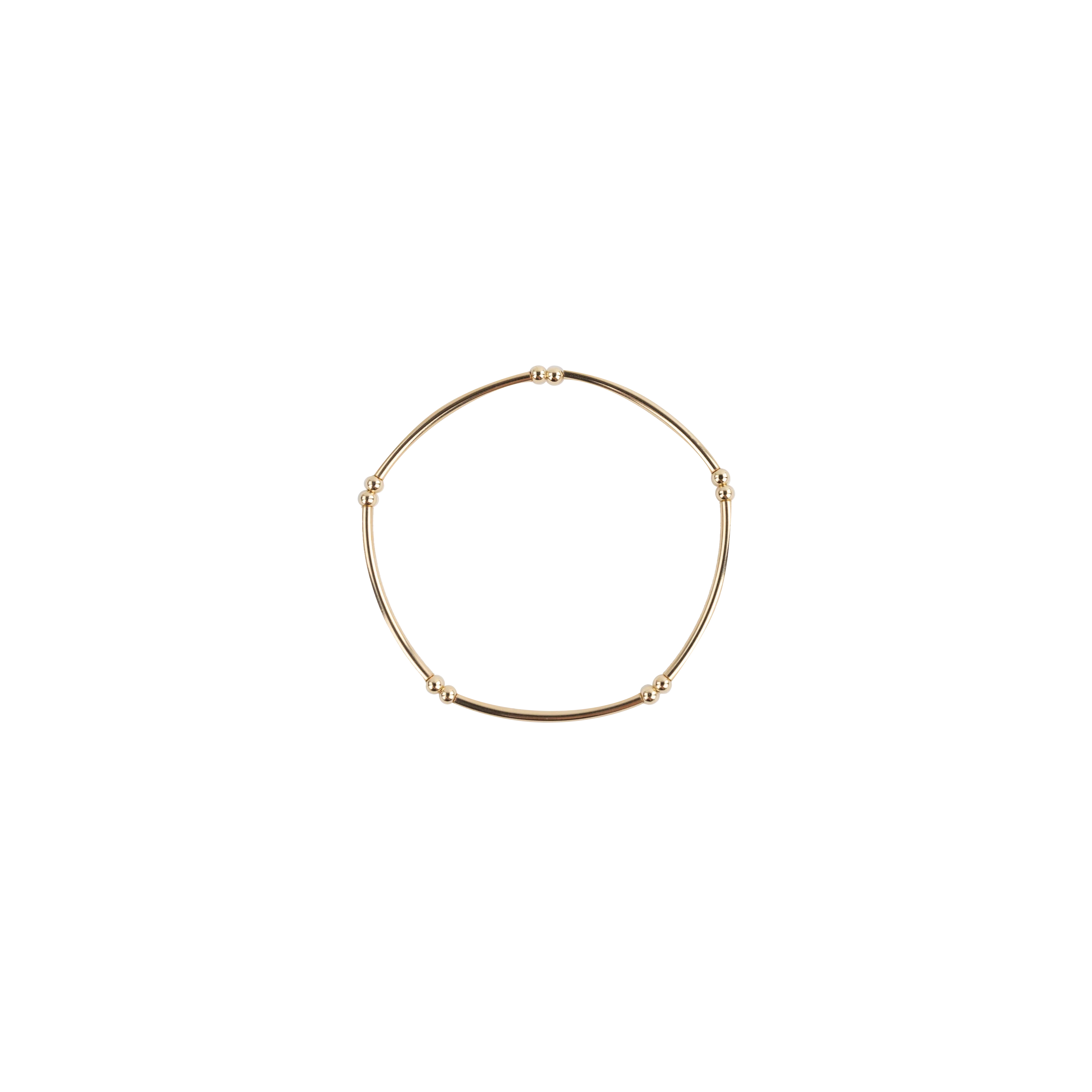 Beaded Blondes Mollie Bar Bracelet - Gold