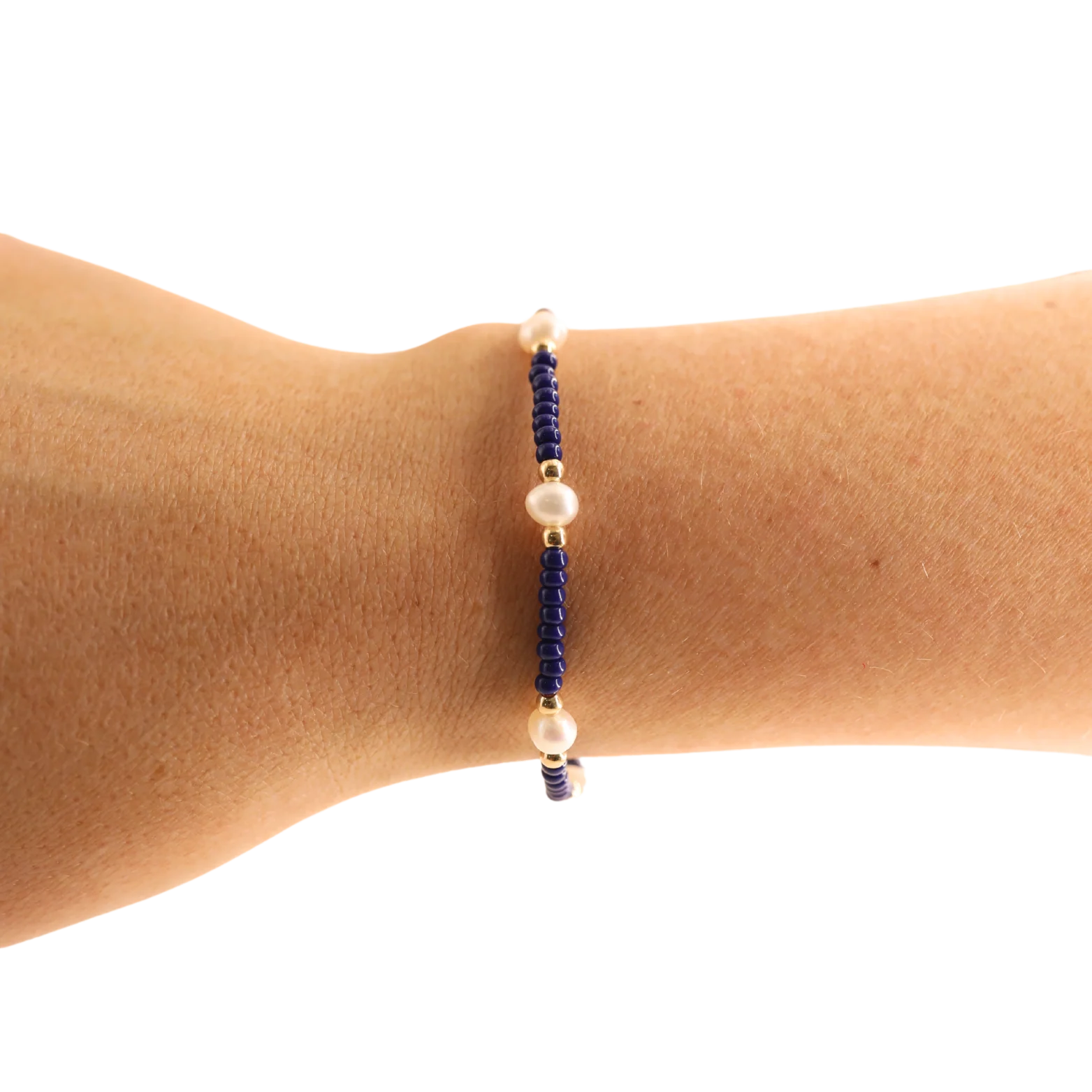 Beaded Blondes Pearl Bracelet - Black - Image 2