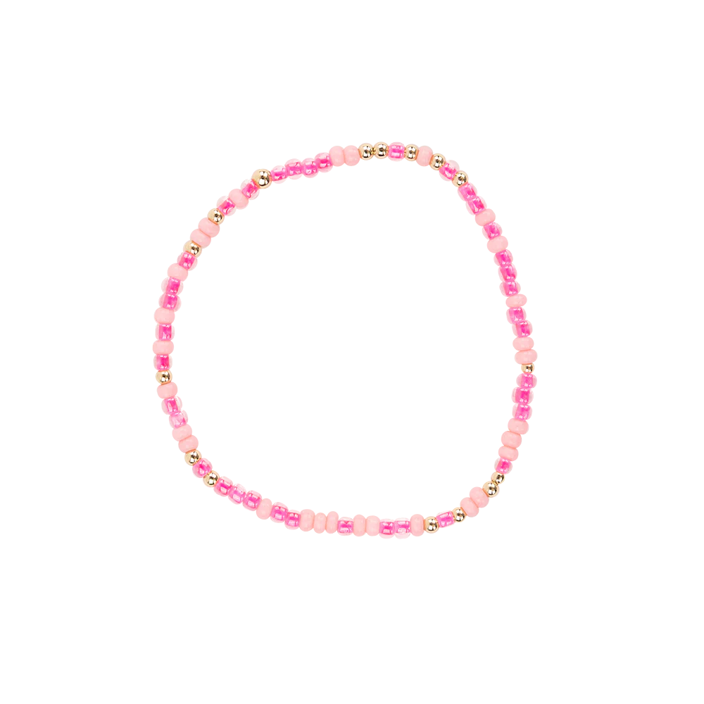 Beaded Blondes Pink Sprinkle Bracelet