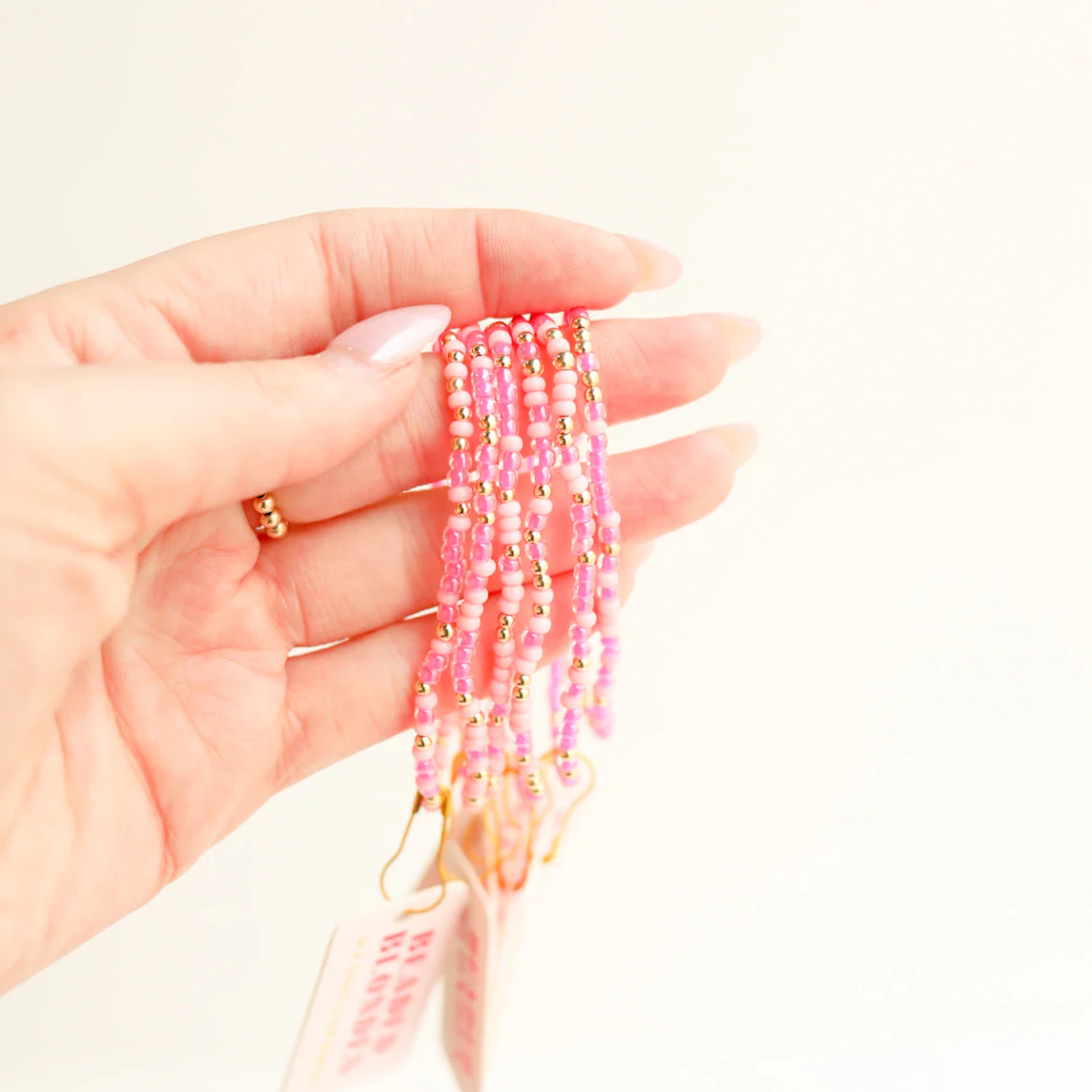 Beaded Blondes Pink Sprinkle Bracelet - Image 2