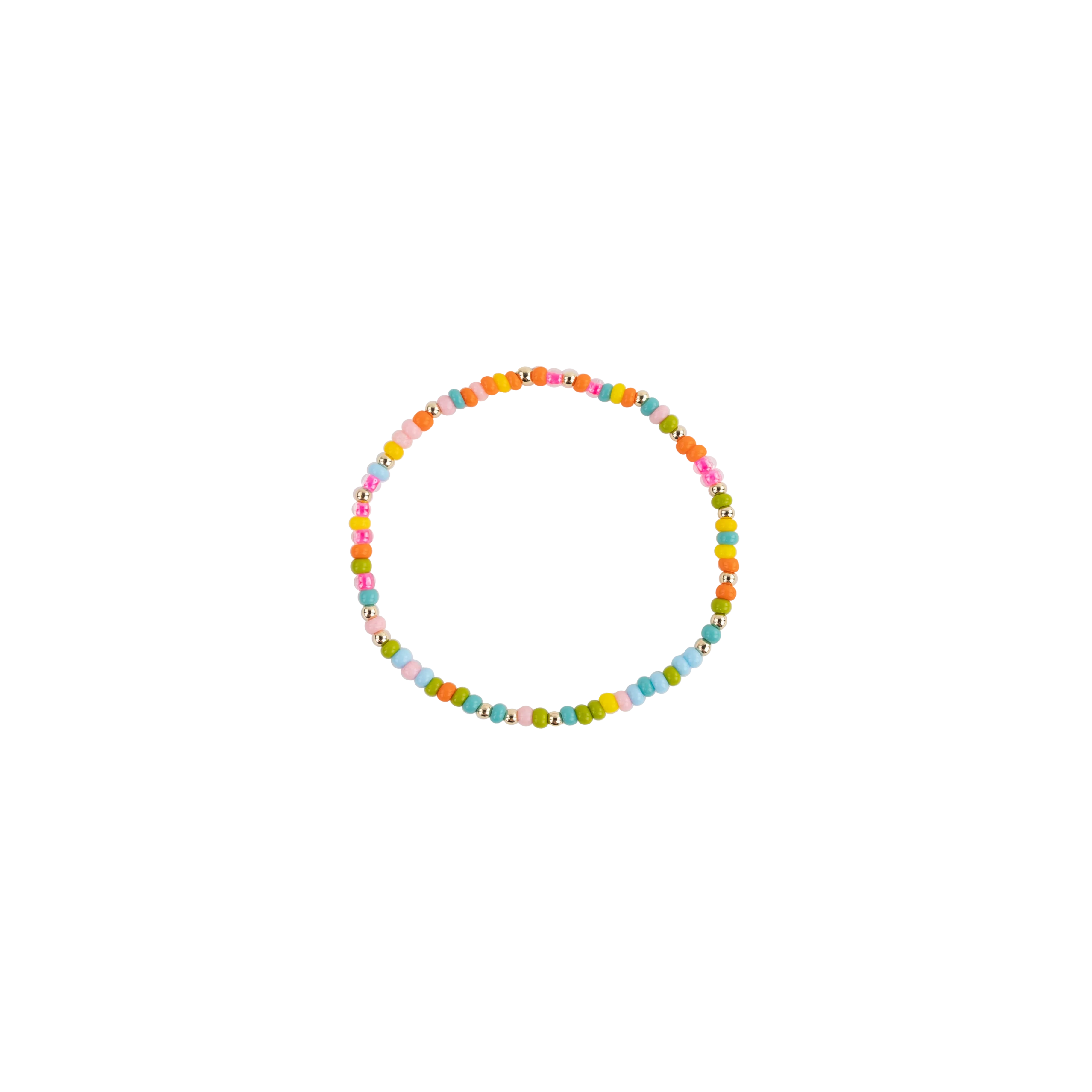 Beaded Blondes Rainbow Sprinkle Bracelet