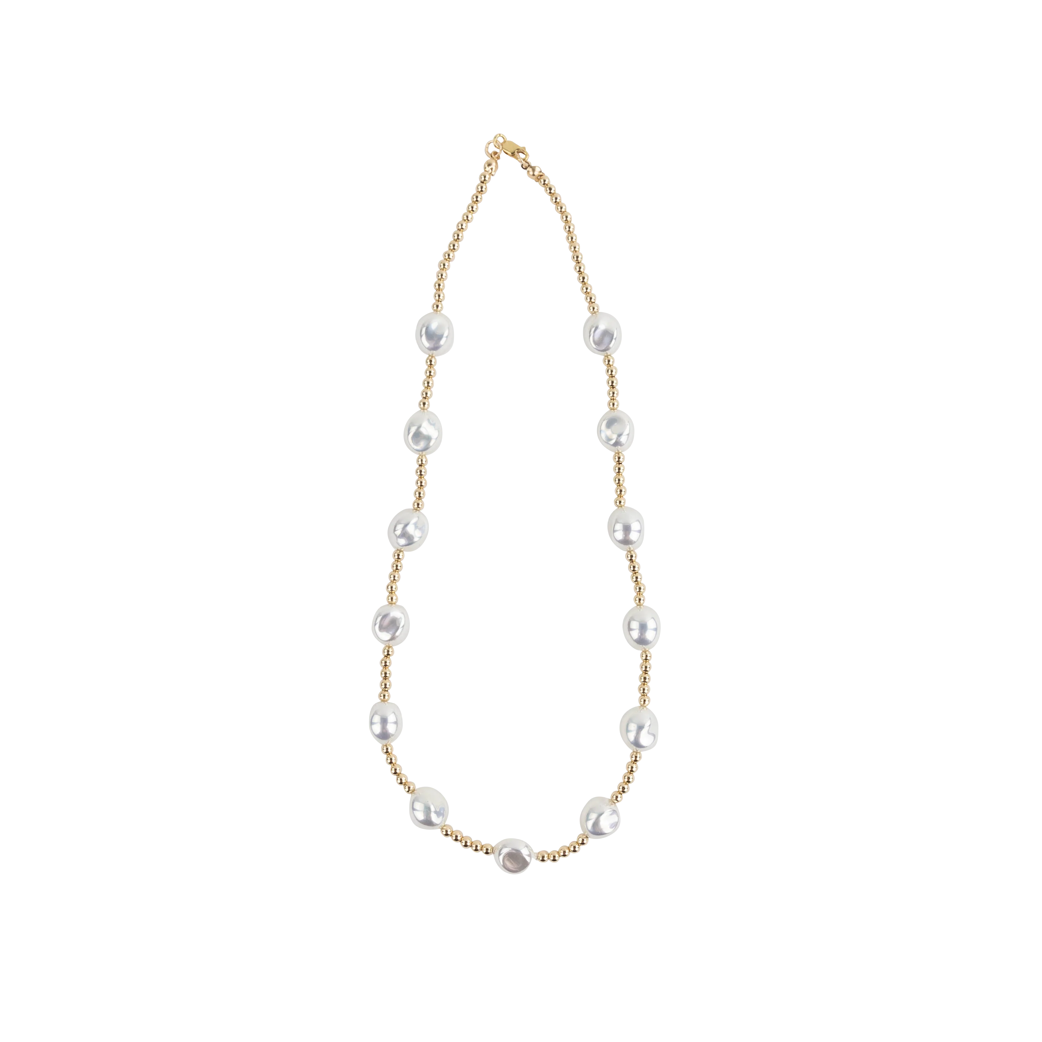 Beaded Blondes Sadie 16 inch Necklace - Gold