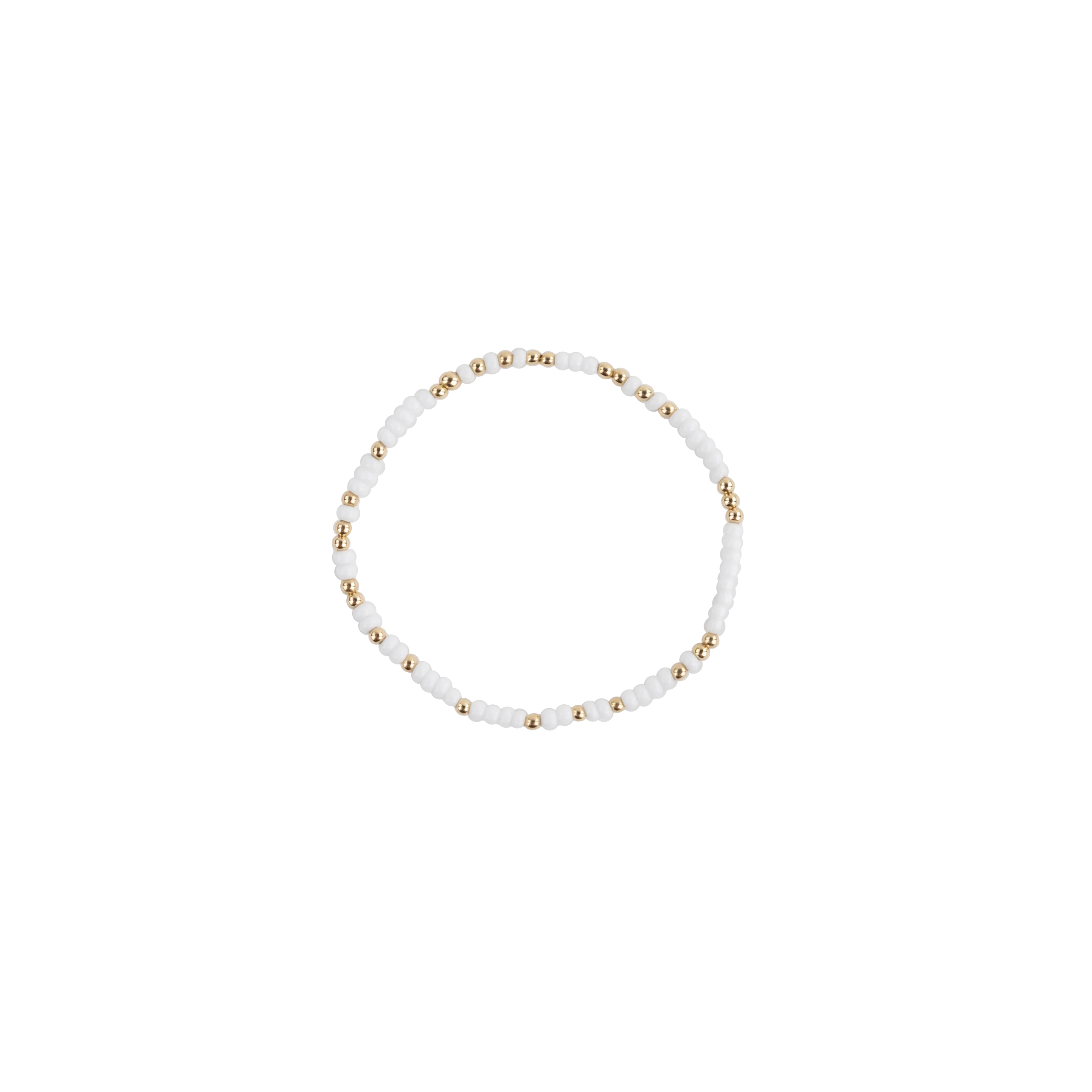Beaded Blondes Sprinkle Bracelet - White