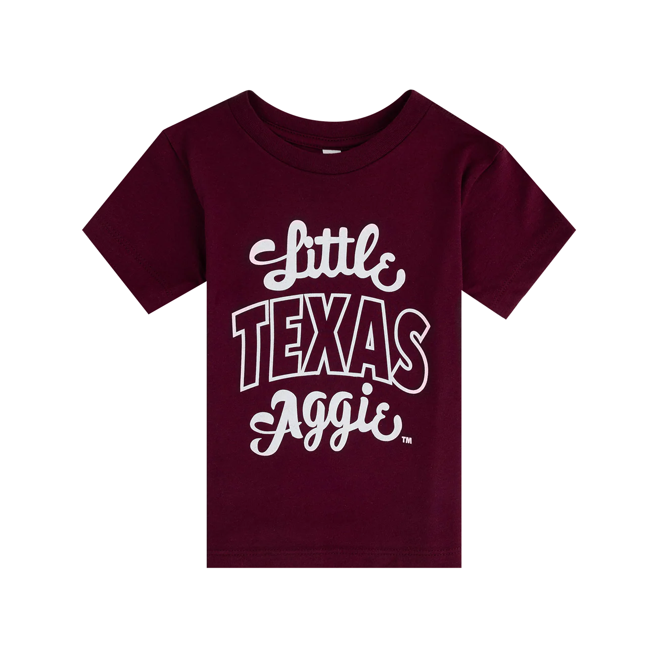 Bella + Canvas Little Texas Aggie Toddler T-Shirt - Maroon