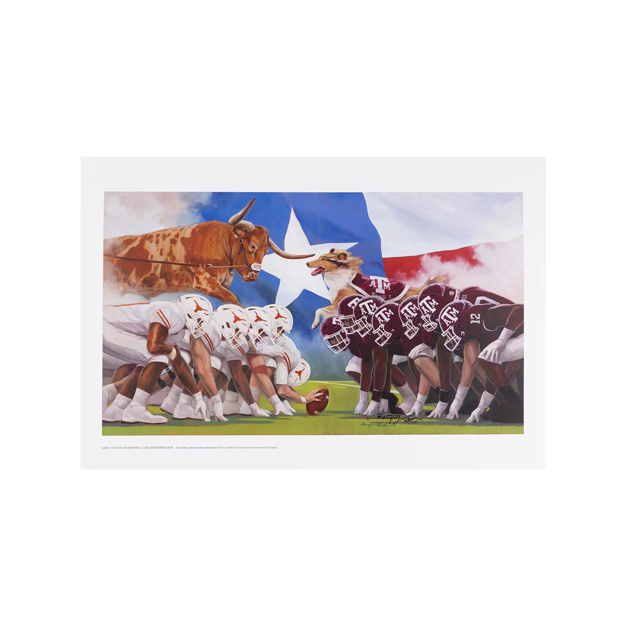 Benjamin Knox Rivalry Renewal Print 10"x17"