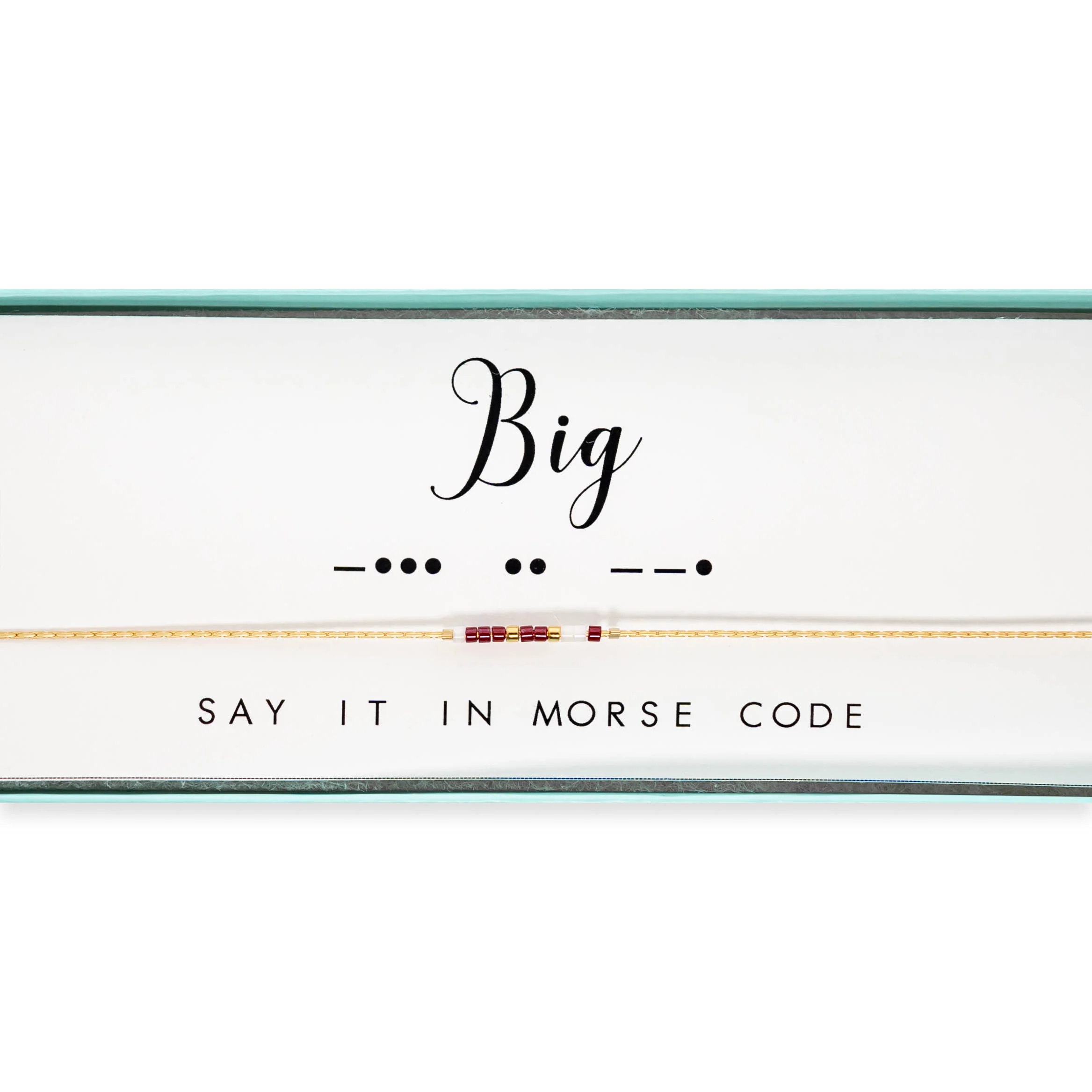 Big Sorority Sister Morse Code Necklace - Image 4