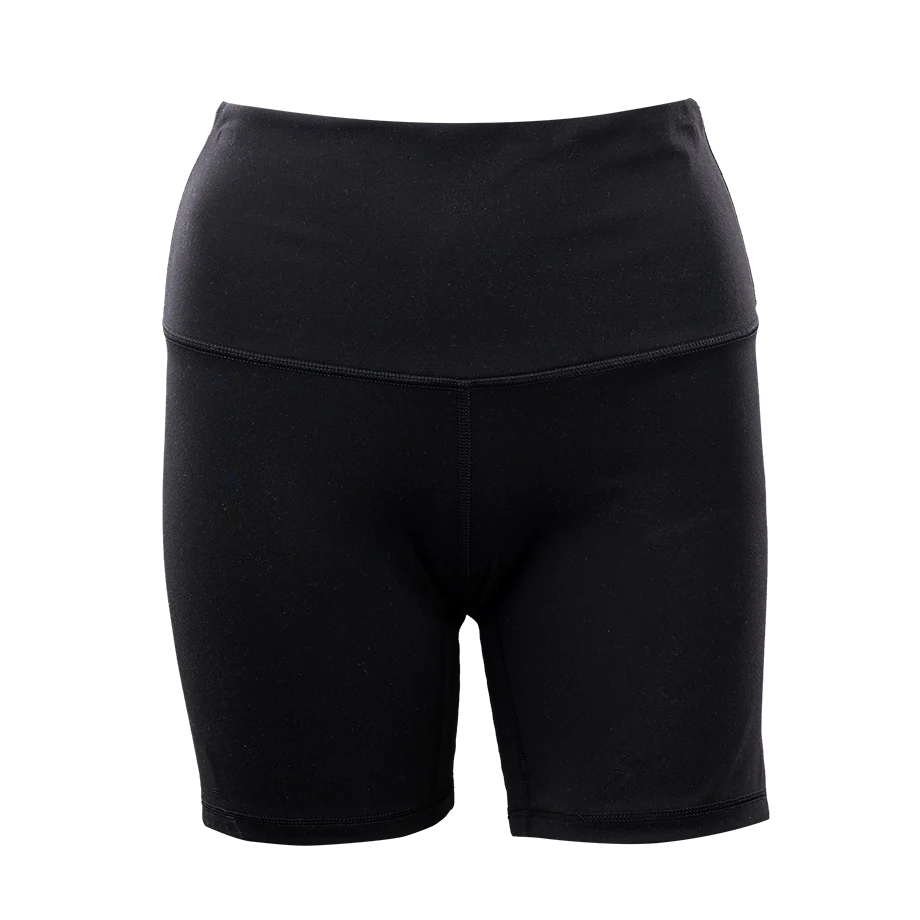 Black Buttery Soft Biker Shorts 6"
