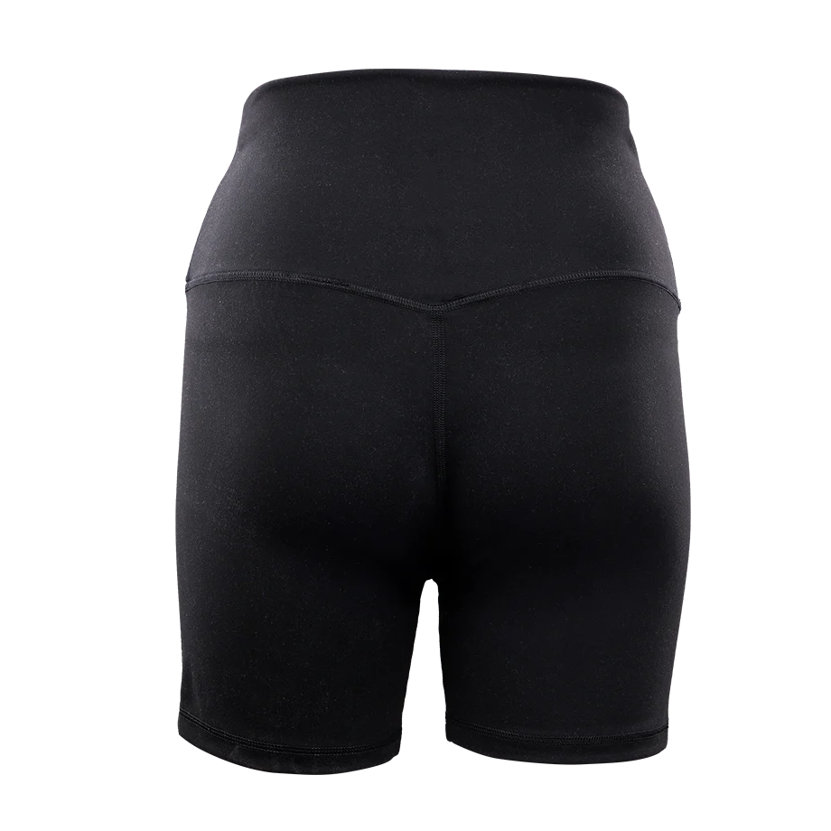 Black Buttery Soft Biker Shorts 6" - Image 3