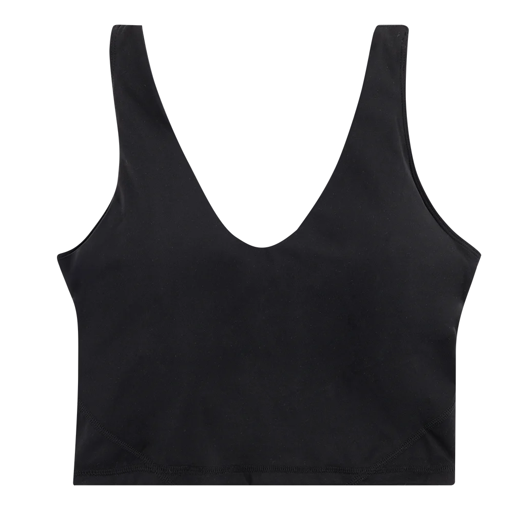 Black Fitted Active Tank