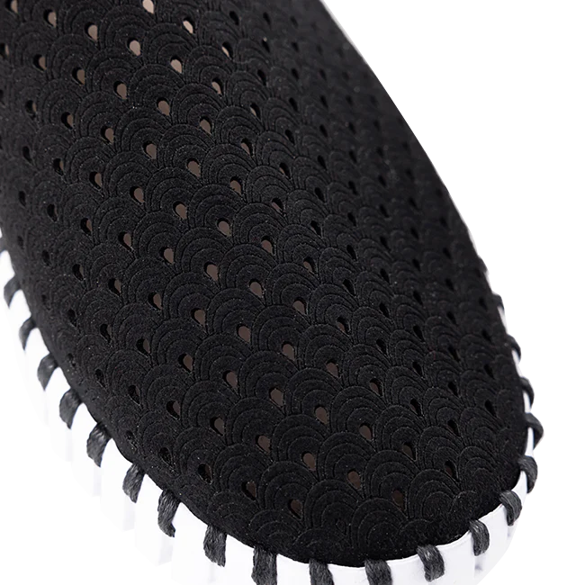 Black Slip On Tulip Shoes - Image 7