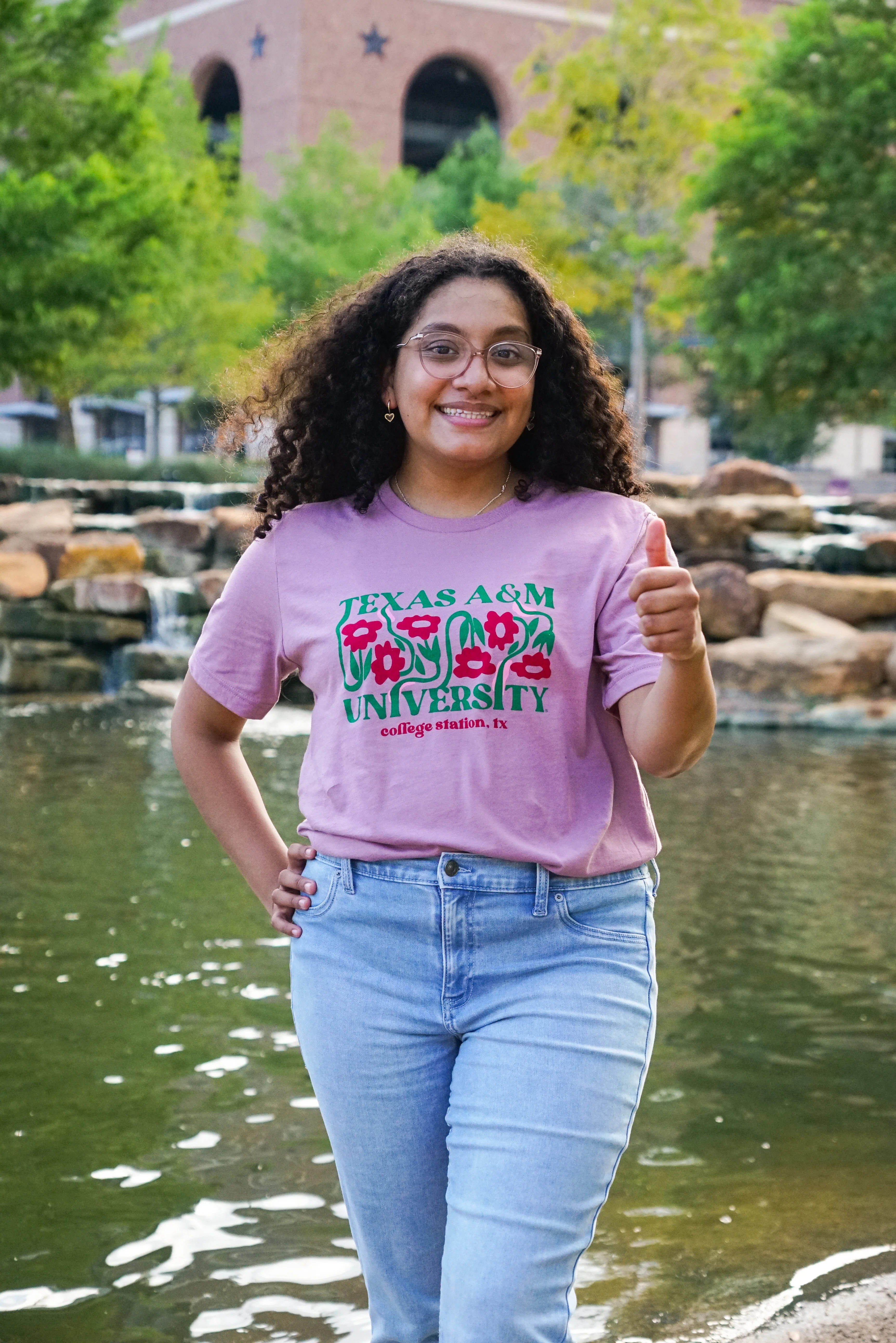 Blooming at Texas A&M University T-Shirt - Image 2