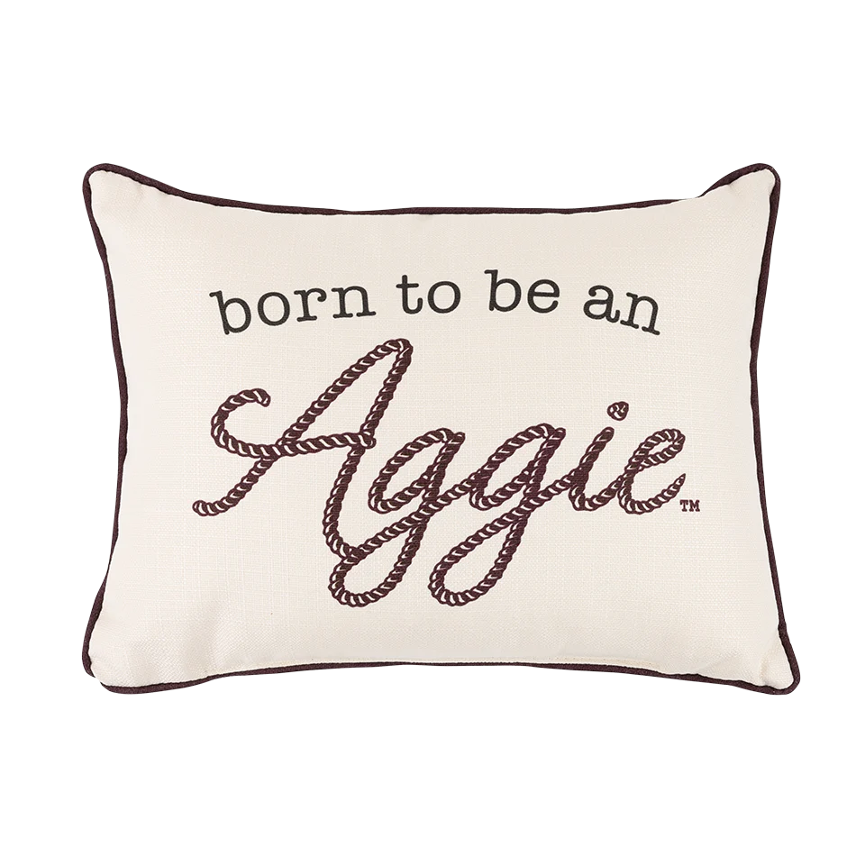 Born To Be an Aggie Pillow