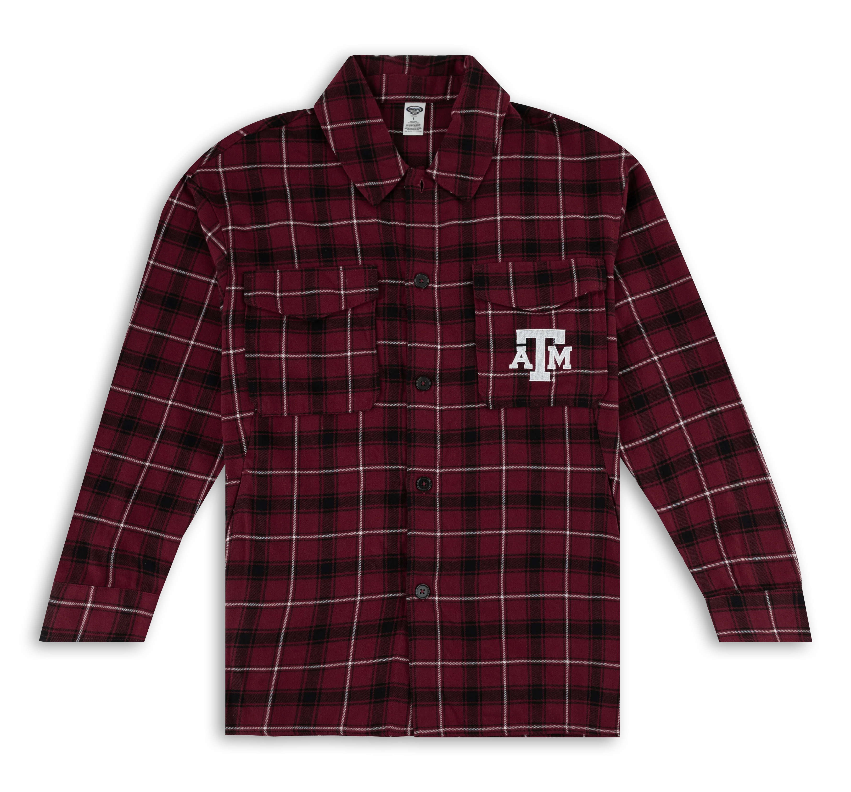 Texas A&M Boyfriend Plaid Nightshirt