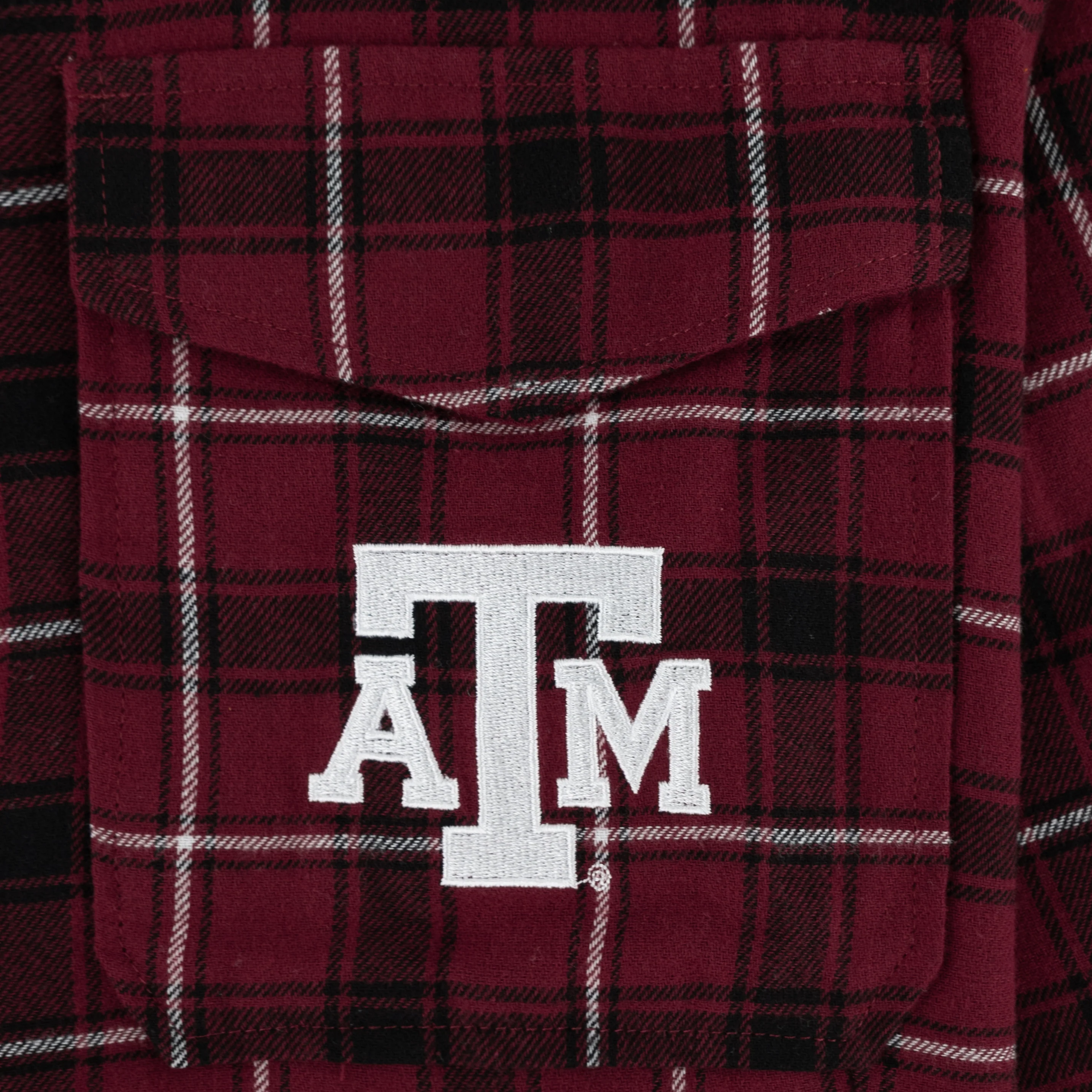 Texas A&M Boyfriend Plaid Nightshirt - Image 2