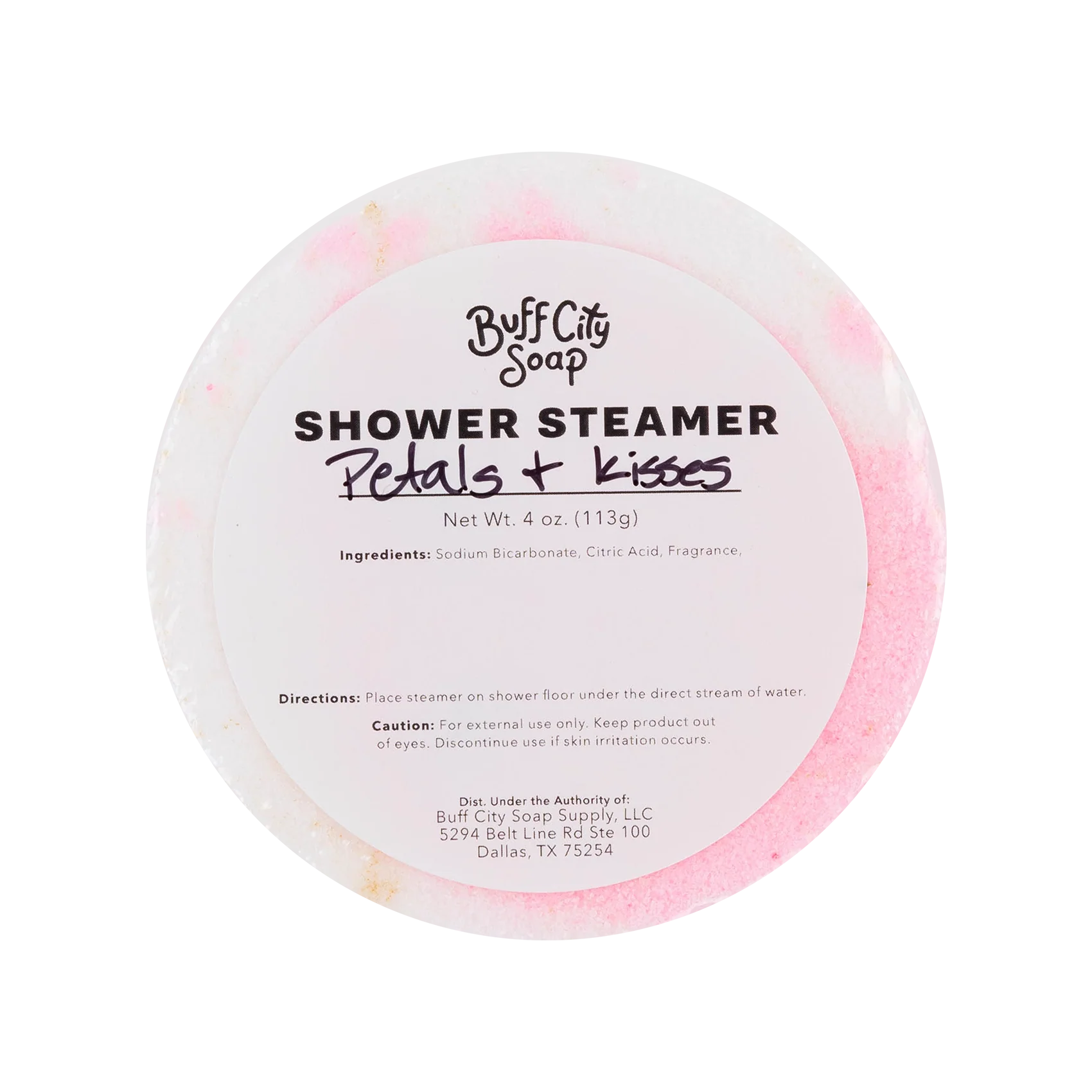 Buff City Soap Petals & Kisses Shower Steamer - Image 2
