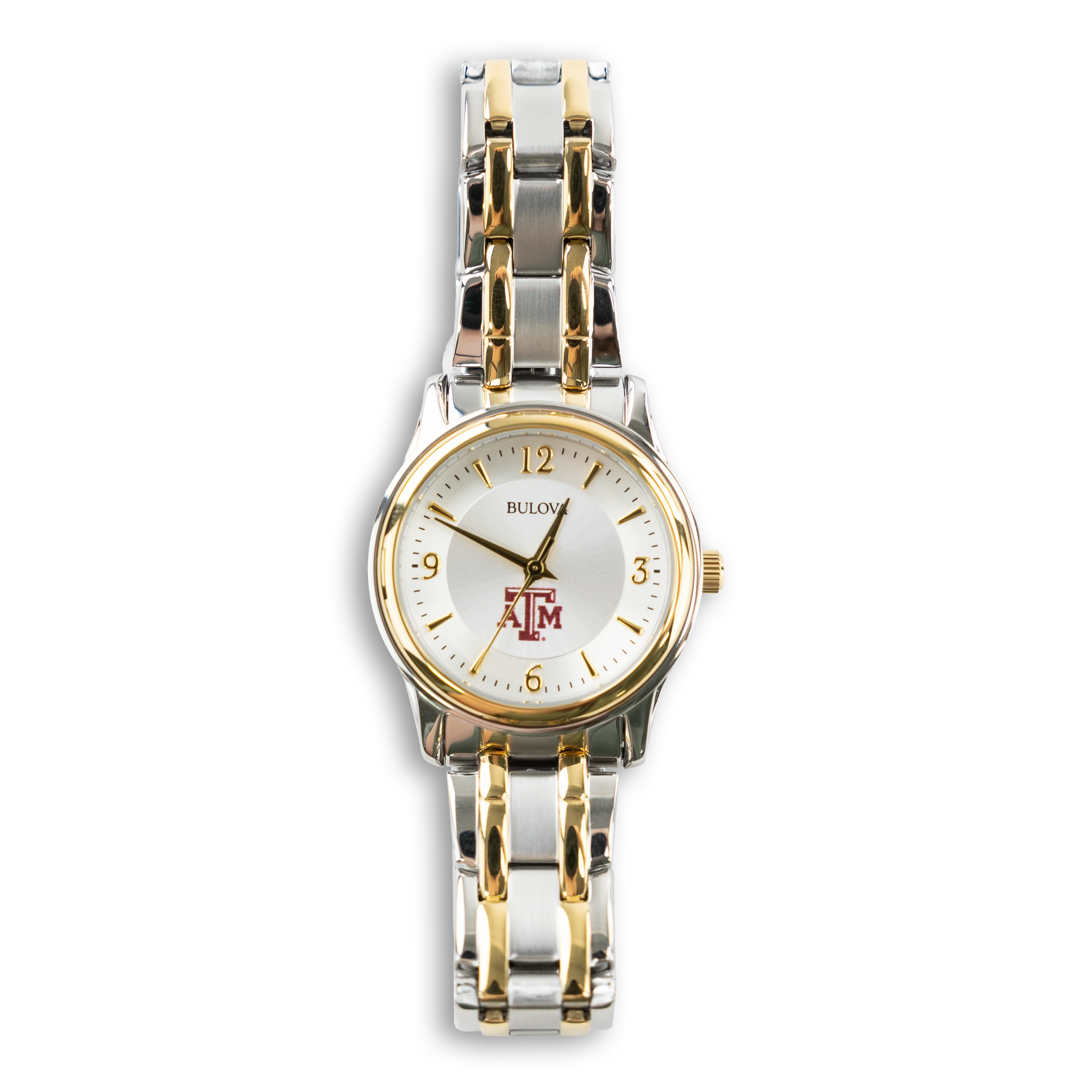Texas A&M Bulova Two-Tone Women's Watch